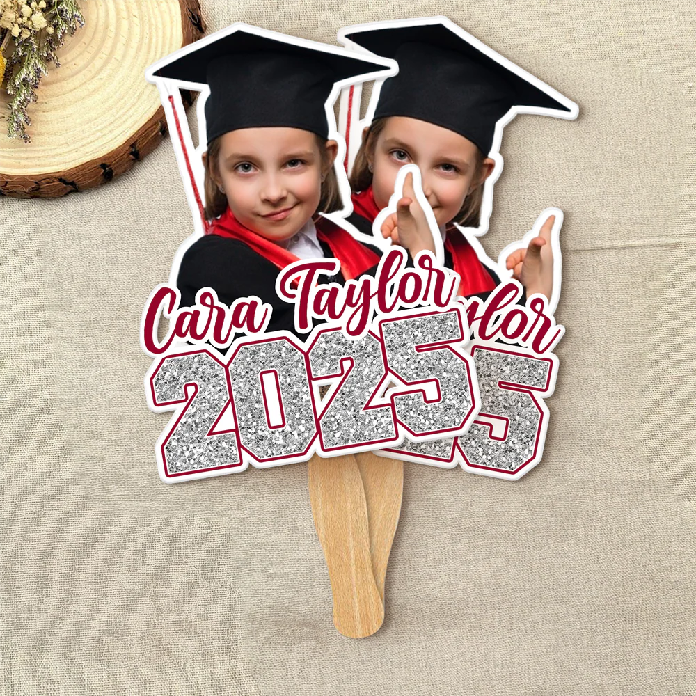 Custom Photo Class of 2026 Graduation Face Fans Graduation Party Decor Gift HA75 892080 - Image 8