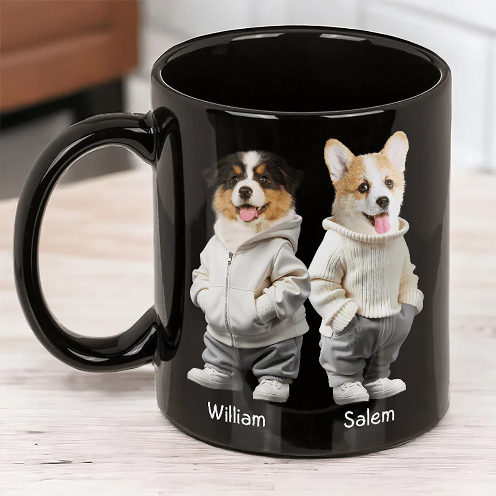 Custom Photo Cool Dog, Cat Mug Gift For Dog Cat Pet Lover HA75 891846 - Image 8