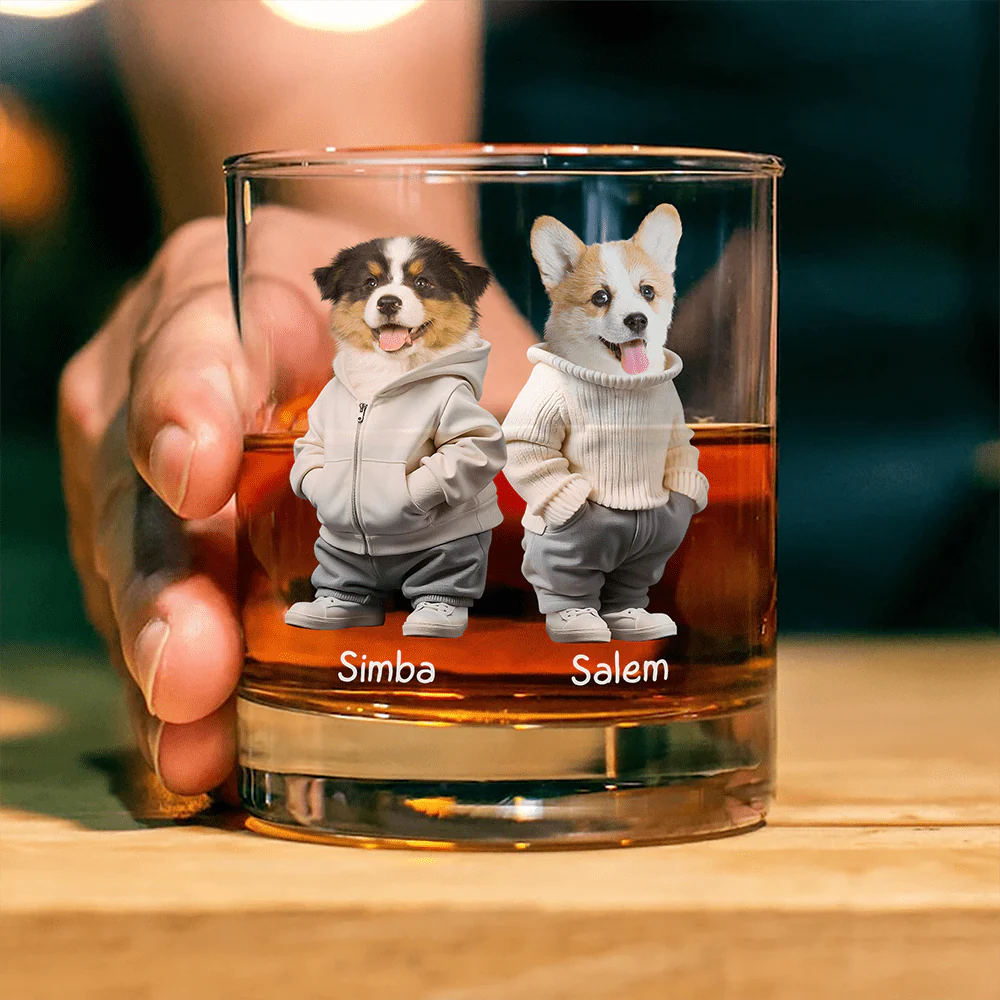 Custom Photo Cool Dog, Cat Print Rock Glass Gift For Dog Cat Pet Lover HA75 891844 - Image 3