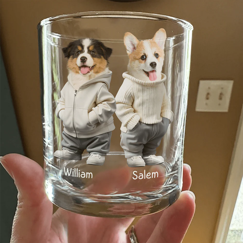 Custom Photo Cool Dog, Cat Print Rock Glass Gift For Dog Cat Pet Lover HA75 891844 - Image 5