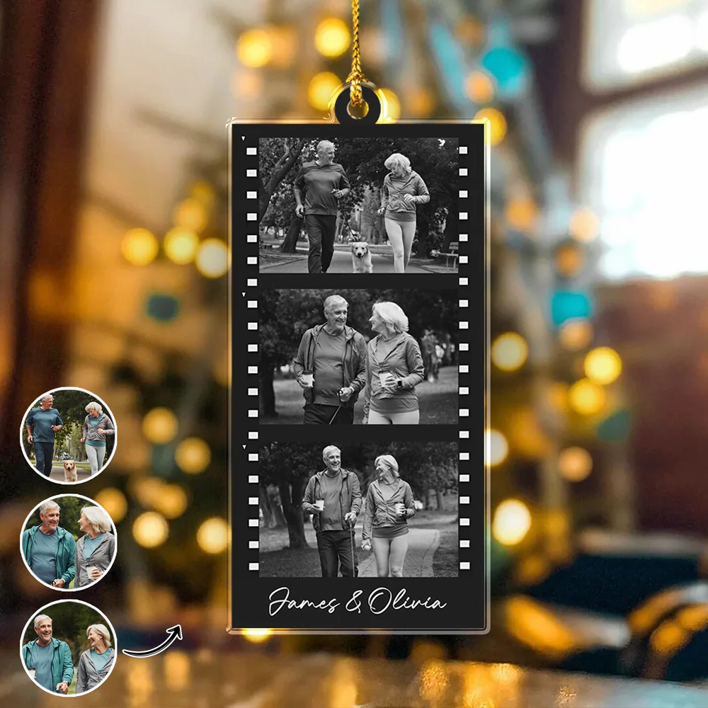 Custom Photo Couple Strip Acrylic Ornament Couple Gift HA75 897582 - Image 8