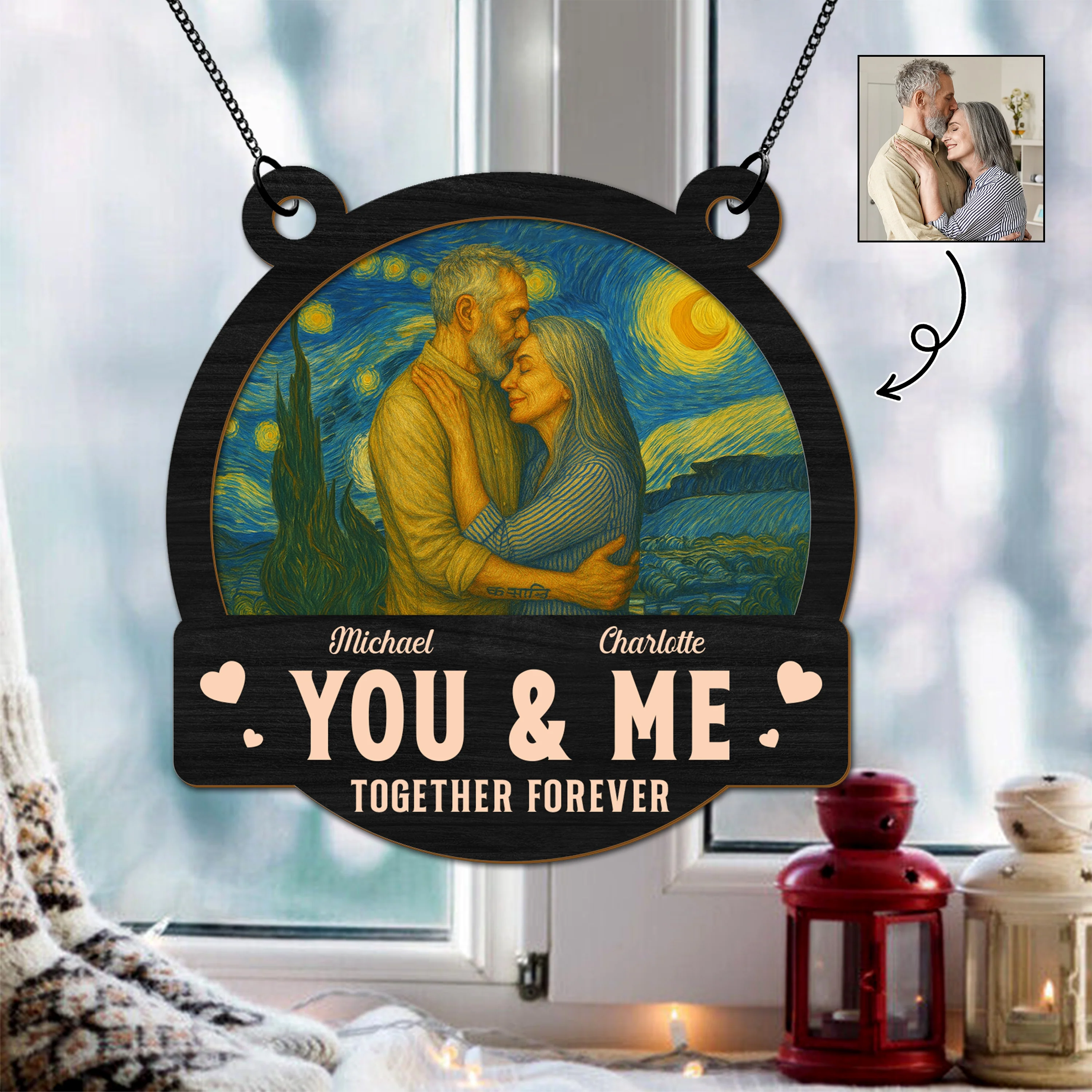 Custom Photo Couple You & Me, We Got This Personalized Suncatcher HA75 897186 - Image 6