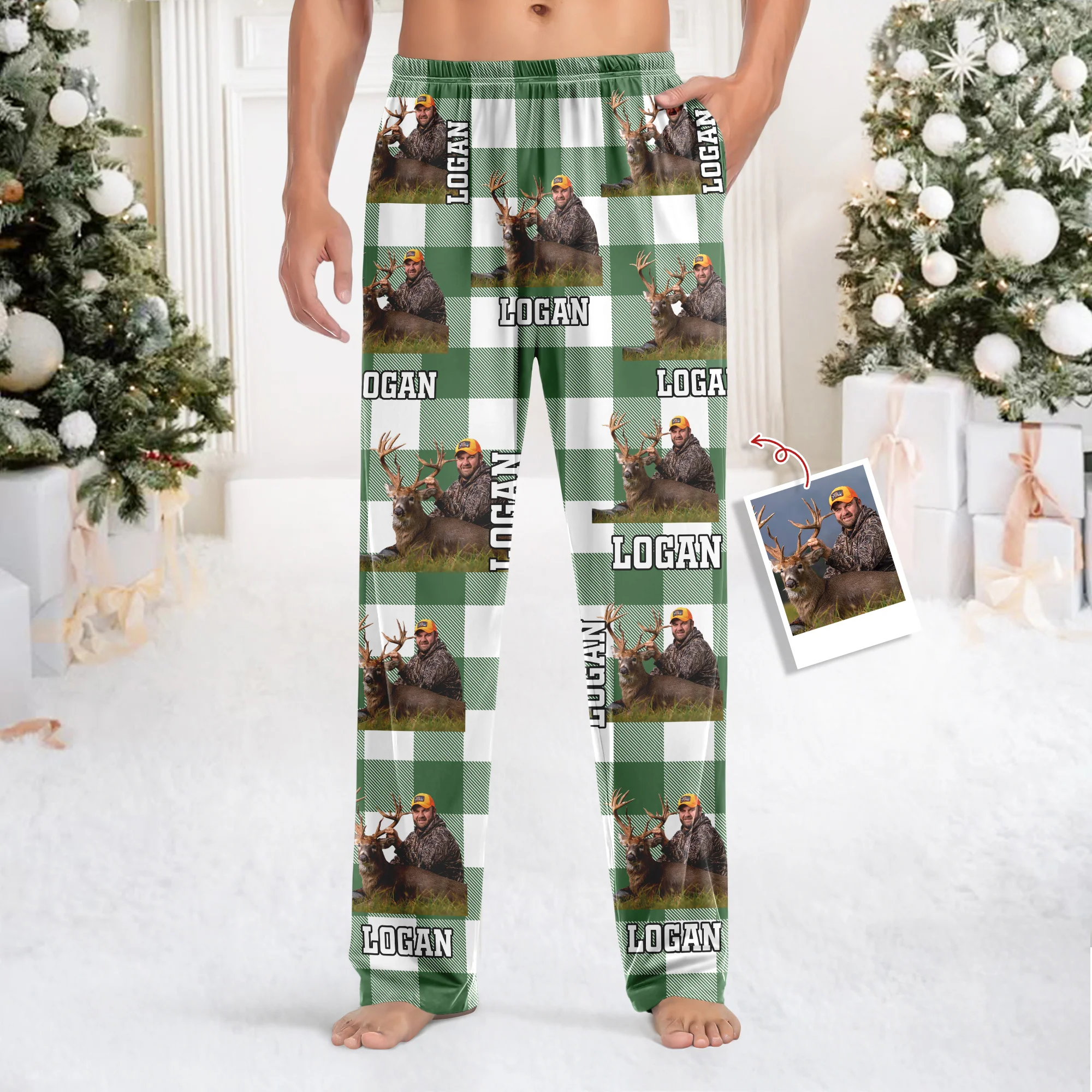 Custom Photo Deer Hunting Sweatpants Christmas Gift For Deer Hunters HA75 898266 - Image 4
