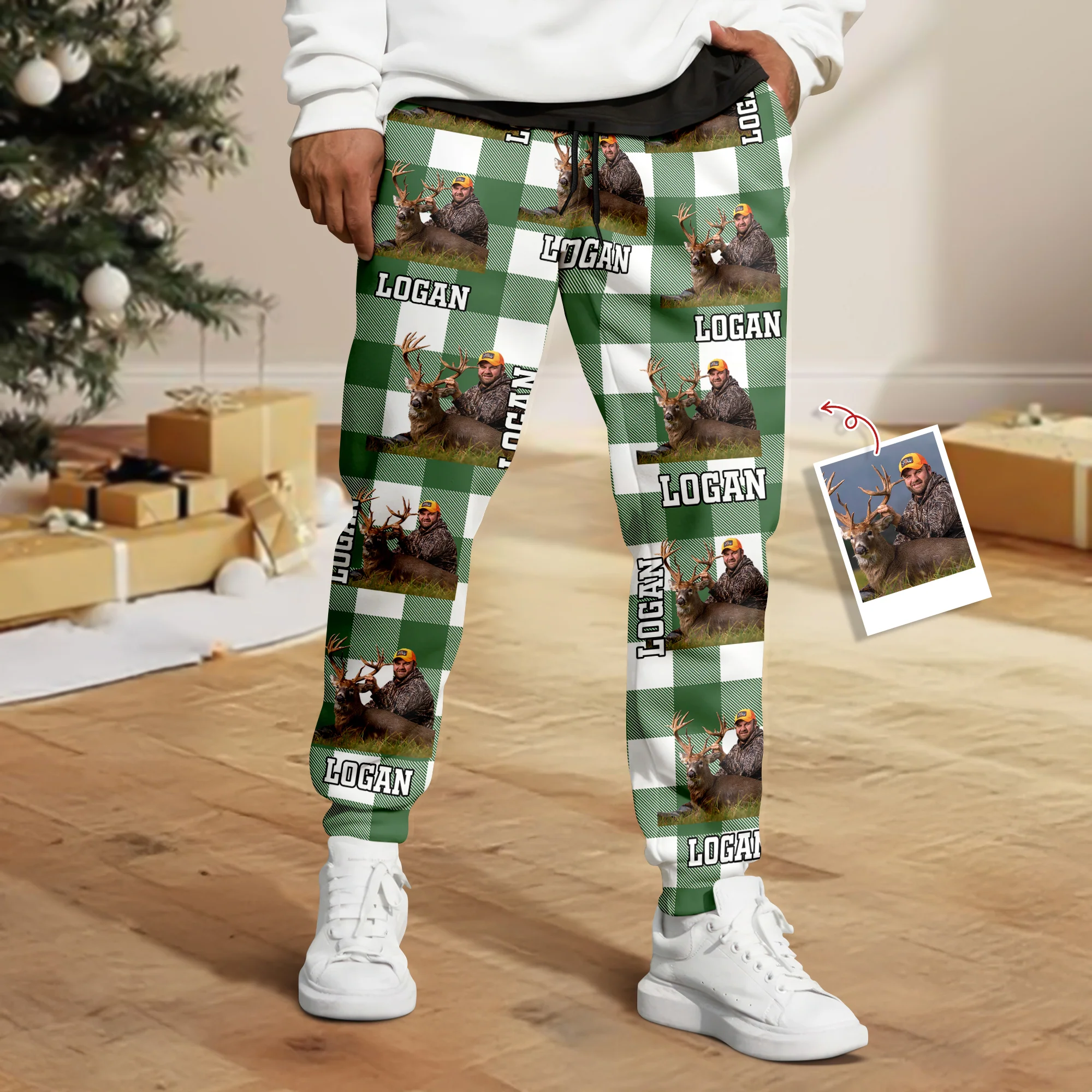 Custom Photo Deer Hunting Sweatpants Christmas Gift For Deer Hunters HA75 898266 - Image 8