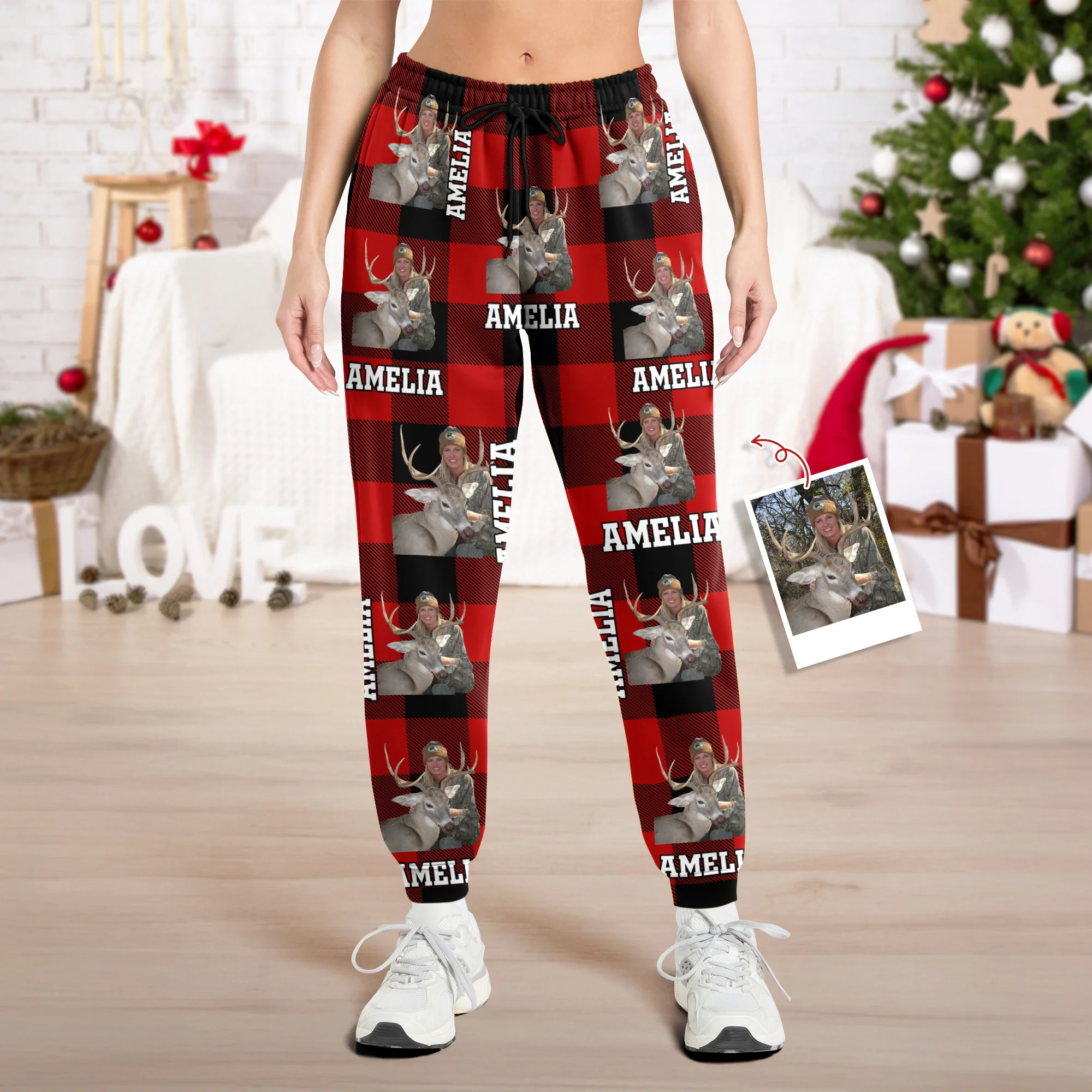 Custom Photo Deer Hunting Sweatpants Christmas Gift For Deer Hunters HA75 898266 - Image 9