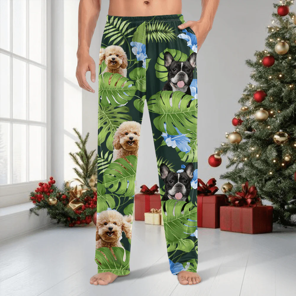 Custom Photo Dog, Cat, Family Pants Christmas Gift TA29 HA75 888575 - Image 9