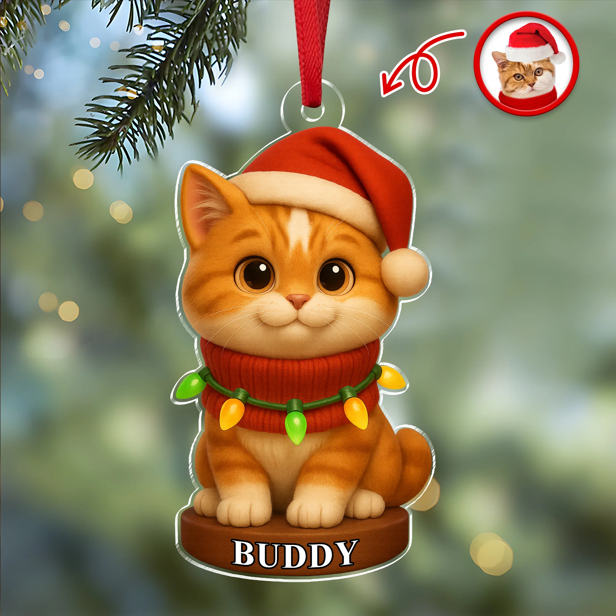 Custom Photo Dog 3D Effect Figure Art Acrylic Ornament Gifts For Dog Cat Lovers HA75 897434 - Image 6