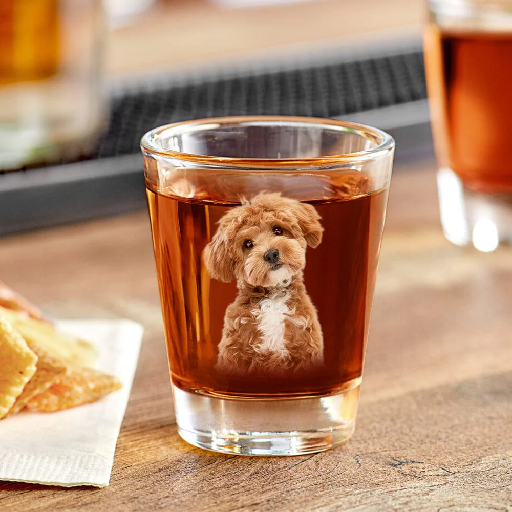 Custom Photo Dog, Cat Print Shot Glass HA75 891774
