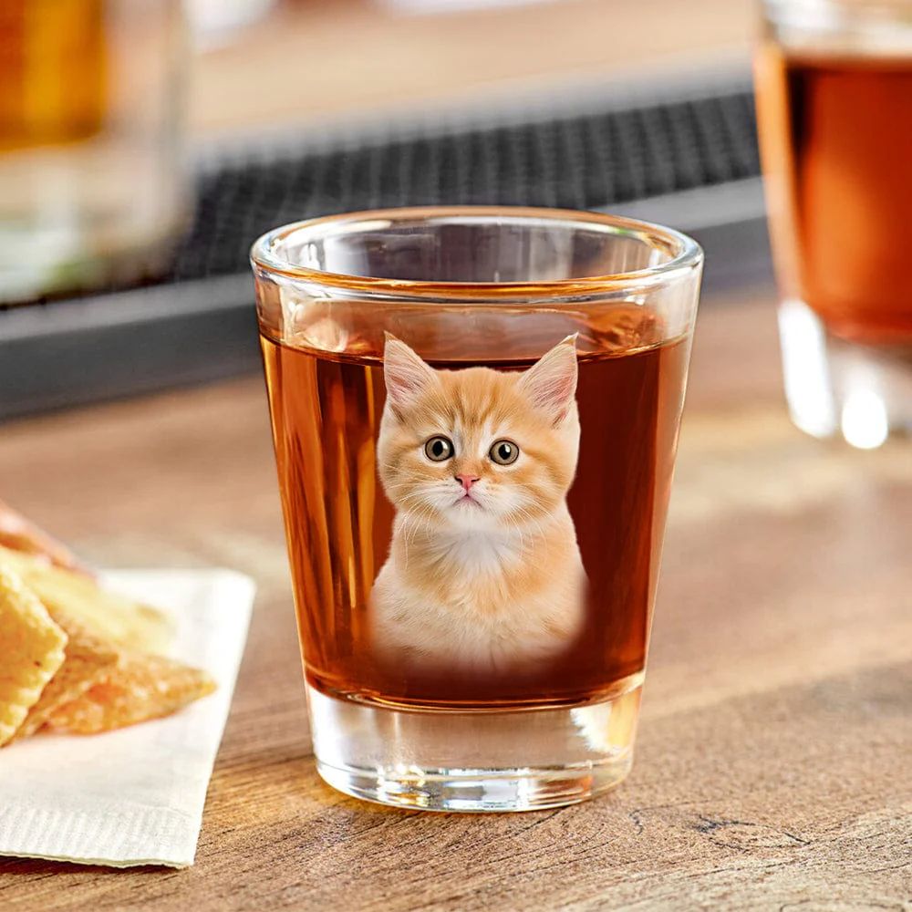 Custom Photo Dog, Cat Print Shot Glass HA75 891774 - Image 6