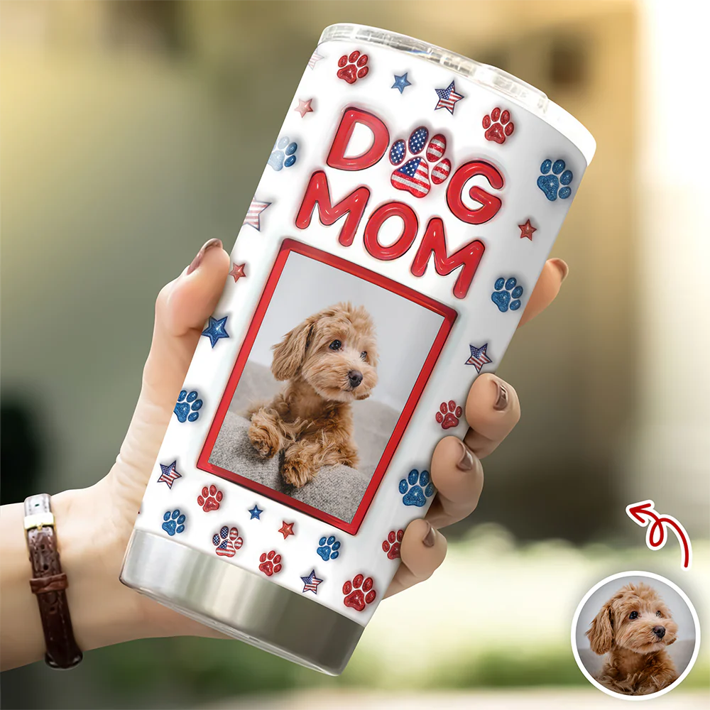 Custom Photo Dog Personalized 3D Inflated Effect Fat Tumbler Gift for Dog Lovers HA75 920402 - Image 2