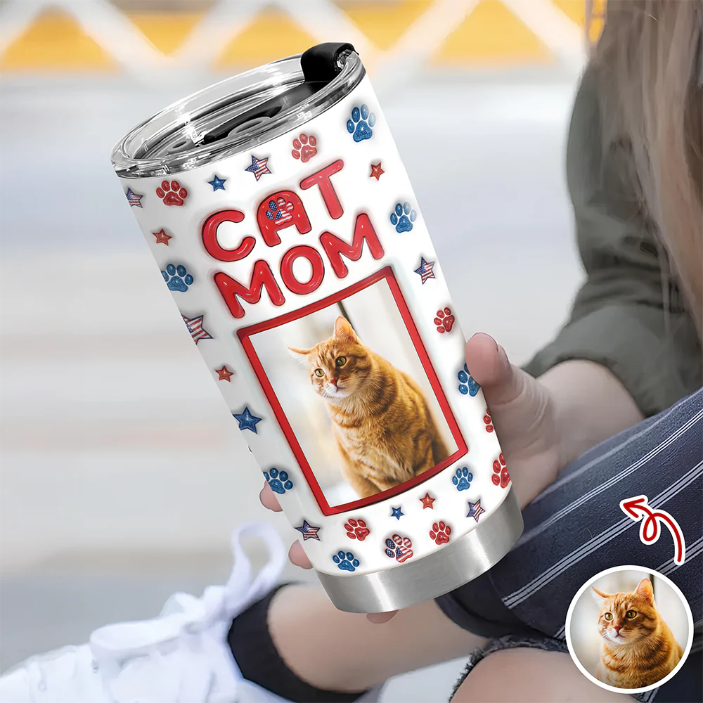 Custom Photo Dog Personalized 3D Inflated Effect Fat Tumbler Gift for Dog Lovers HA75 920402 - Image 4