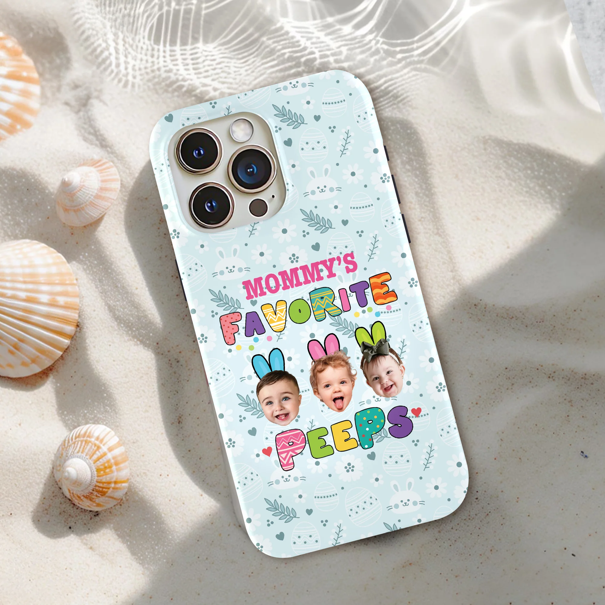 Custom Photo Favorite Peep For Easter Day Phone Case Gift For Grandma, Mom HA75 920242 - Image 3