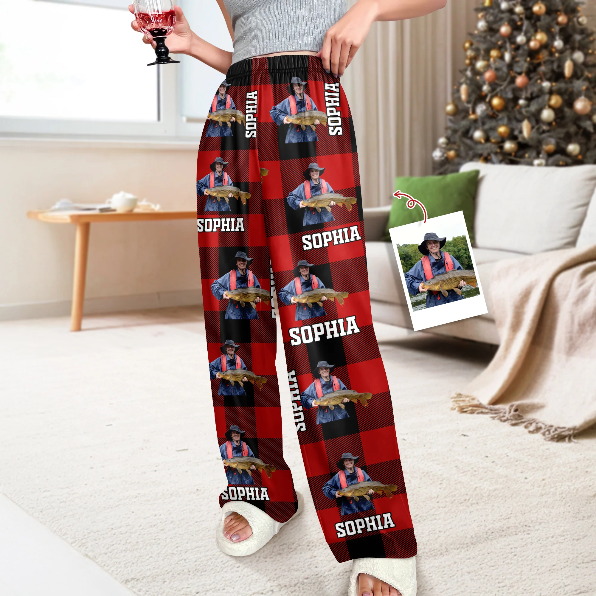 Custom Photo Fishing Sweatpants Christmas Gift For Fishing Lovers, Fisherman HA75 898262 - Image 5