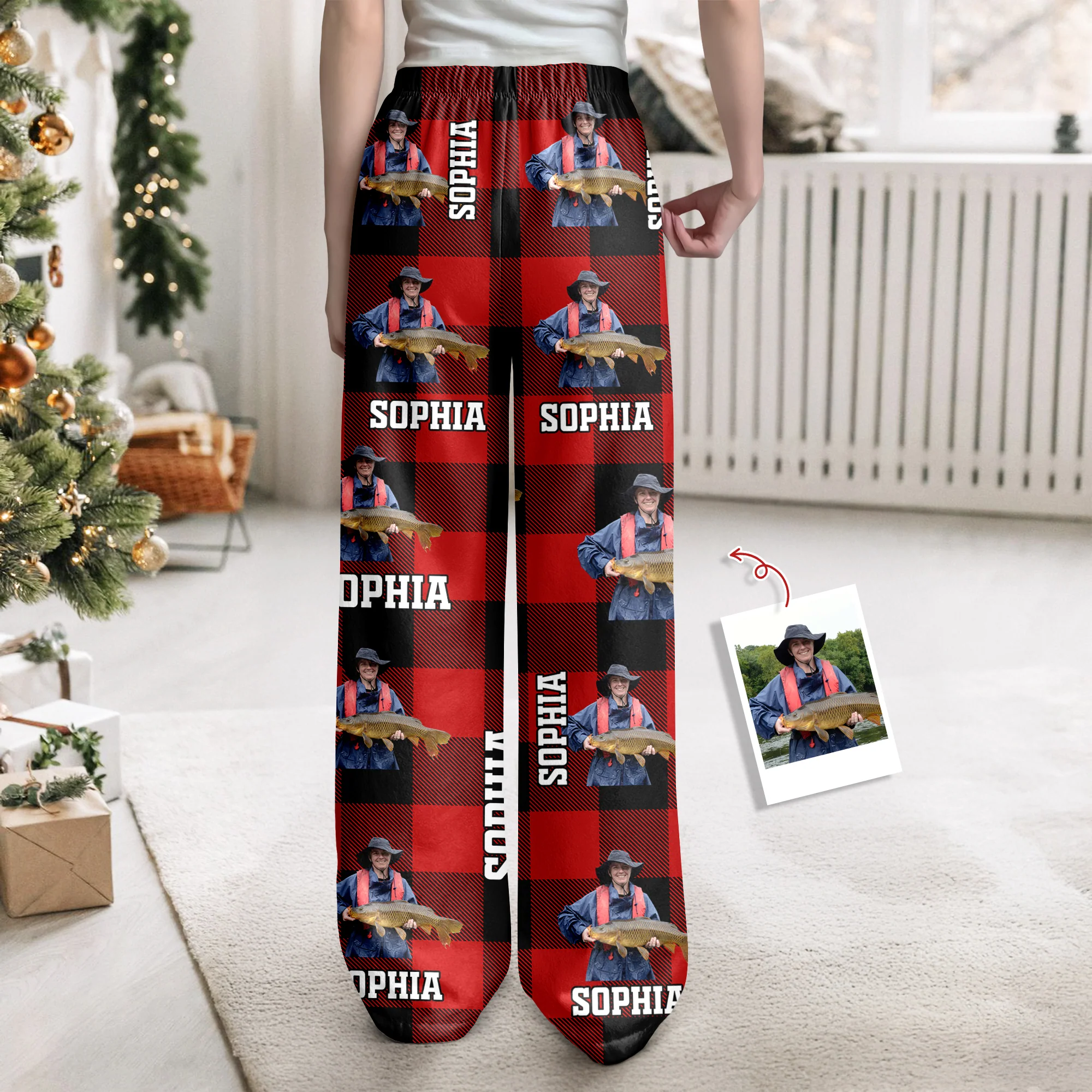 Custom Photo Fishing Sweatpants Christmas Gift For Fishing Lovers, Fisherman HA75 898262 - Image 9