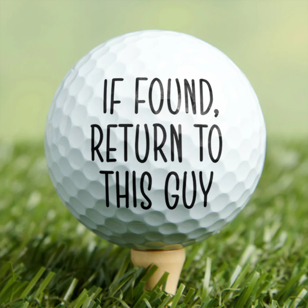 Custom Photo If Found, Return To This Guy Golf Ball Funny Gift For Golfers HA75 892588 - Image 5