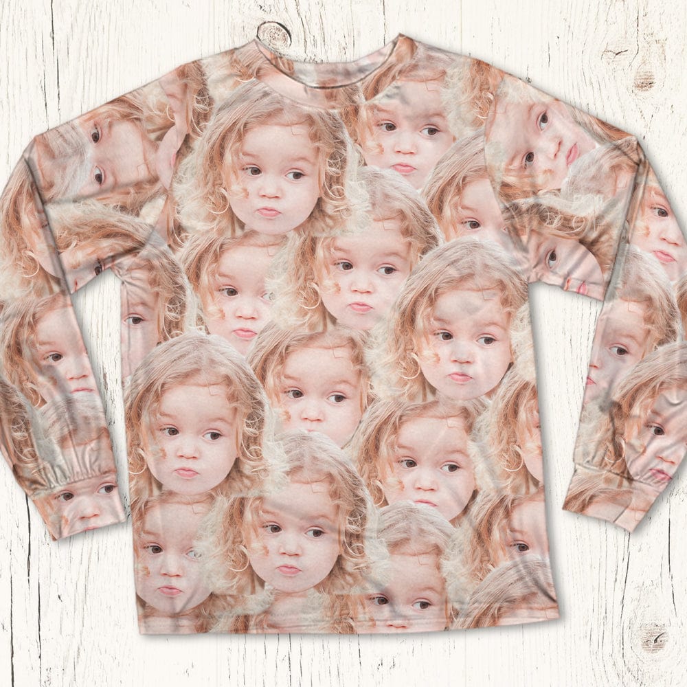 Custom Photo Kid Face, Family Face Sleepwear HA75 891352 - Image 2