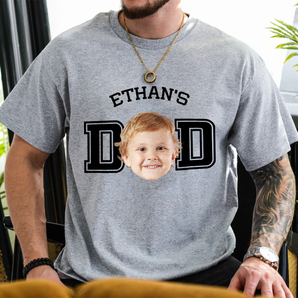 Custom Photo Kid - Kid's Dad, Kid's Mom Bright Shirt HA75 892470 - Image 10