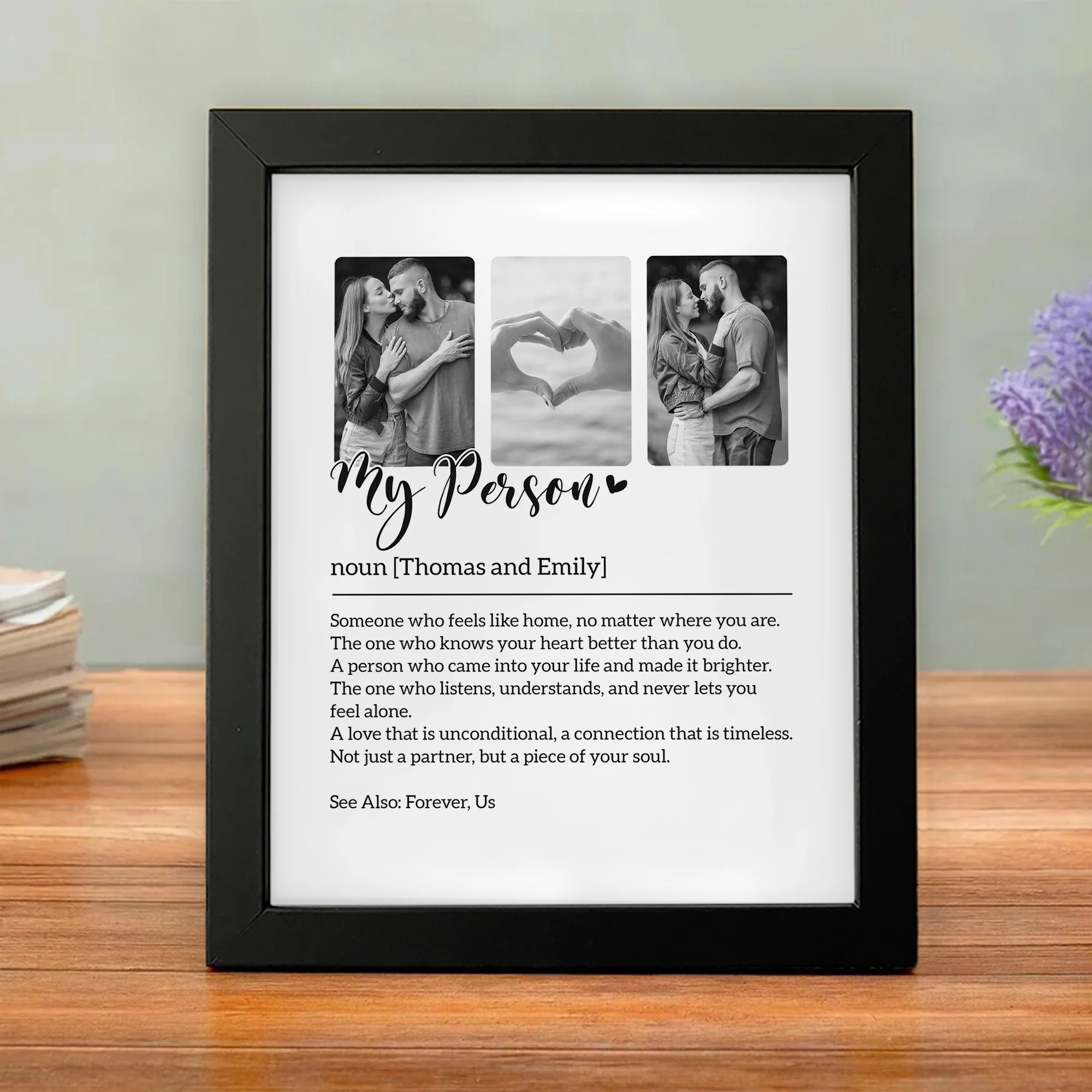 Custom Photo My Person Definition Personalized Picture Frame Couple Anniversary Gift, Valentines Day Gift HA75 920092 - Image 4