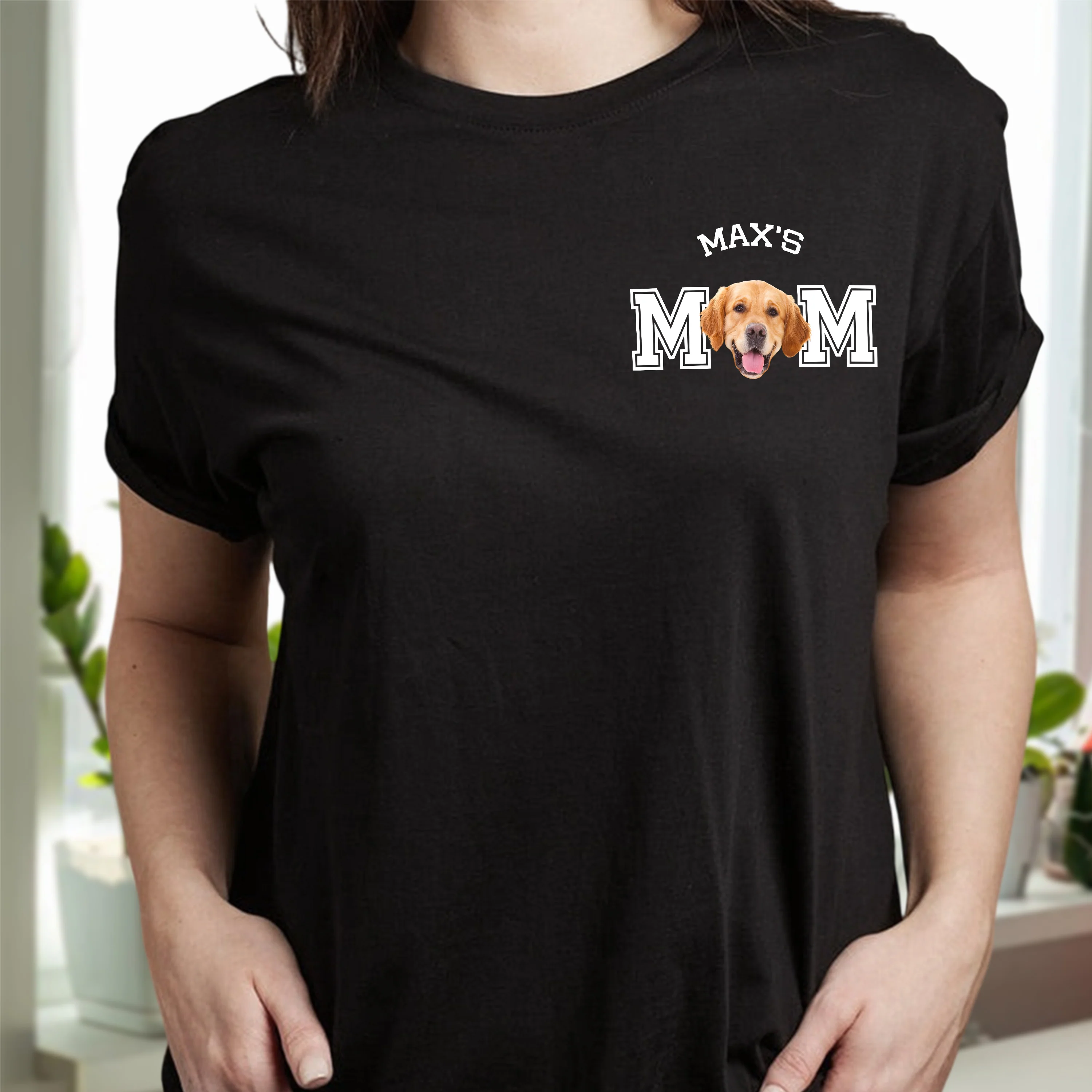 Custom Photo & Name Dog Dad, Dog Mom, Cat Dad, Cat Mom Shirt Gift For Dad HA75 892592 - Image 3