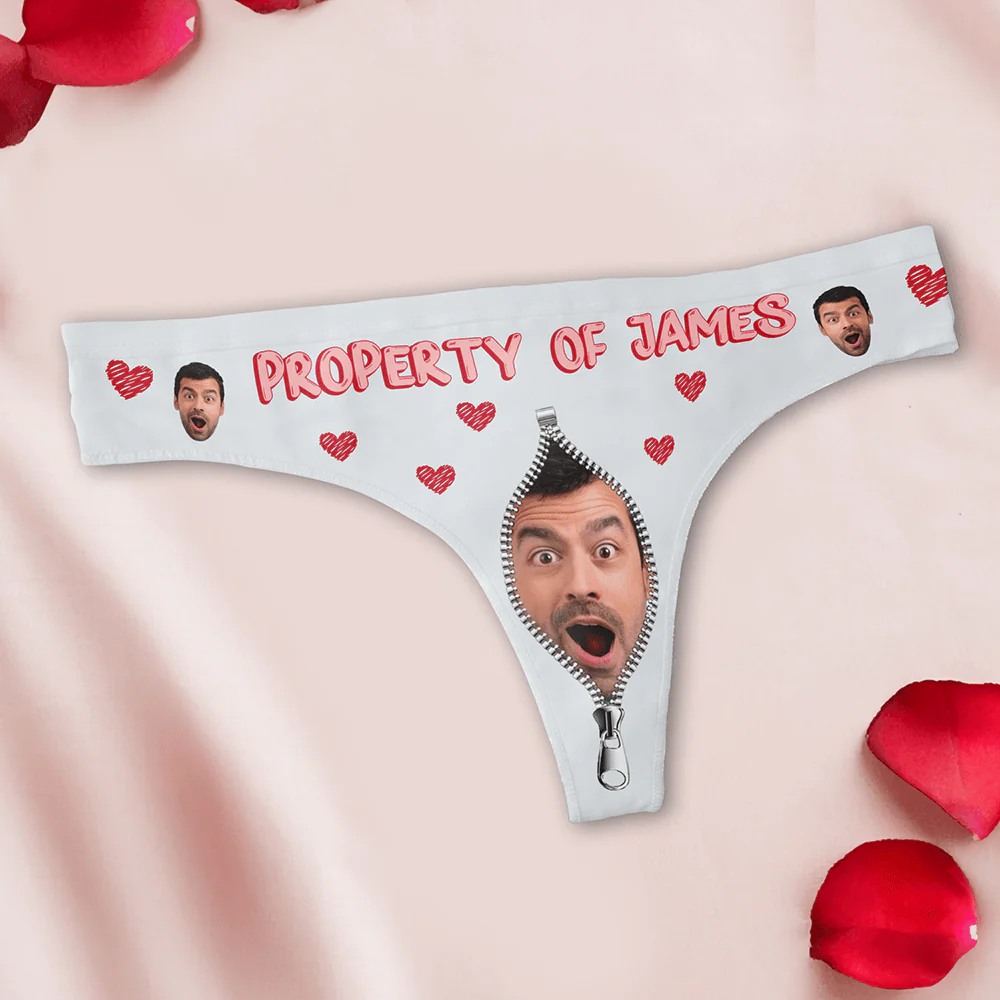 Custom Photo Property Of Underwear Valentine's Day, Anniversary Gift for Wife HA75 891820 - Image 8