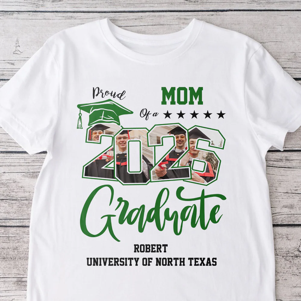Custom Photo Proud Family Of A Graduate Graduation Shirt For Family Members HA75 891932 - Image 4