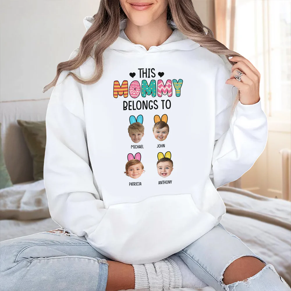 Custom Photo This Grandma, Mom Belongs To Shirt For Mother's Day HA75 891960 - Image 3
