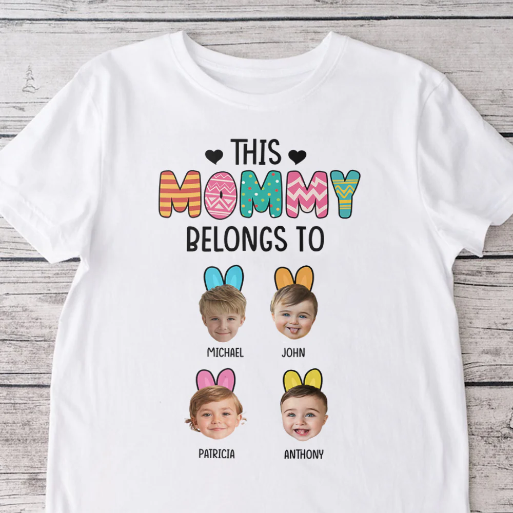 Custom Photo This Grandma, Mom Belongs To Shirt For Mother's Day HA75 891960 - Image 8
