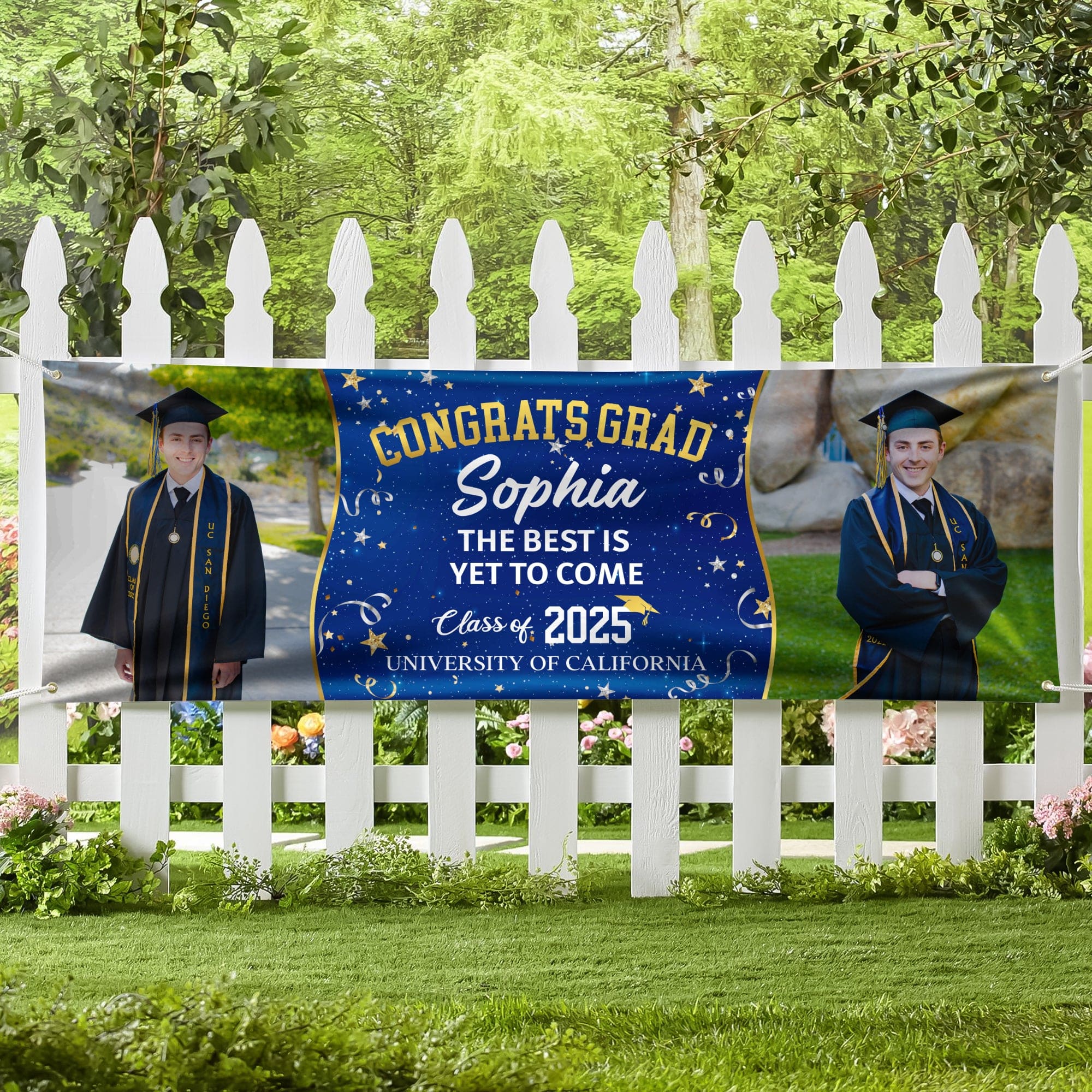 Custom Photo We're Proud To Be Your Family Personalized Banner - Graduation Decor Gift HA75 891908