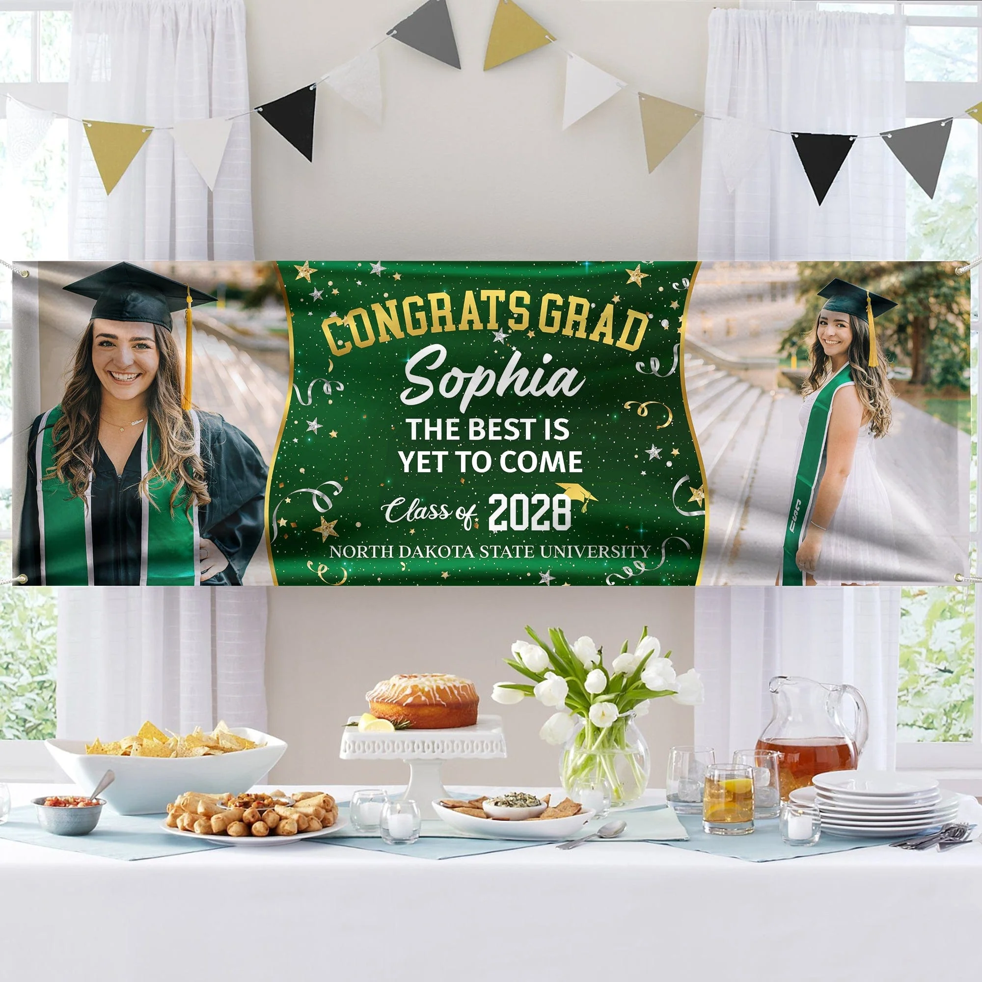 Custom Photo We're Proud To Be Your Family Personalized Banner - Graduation Decor Gift HA75 891908 - Image 4