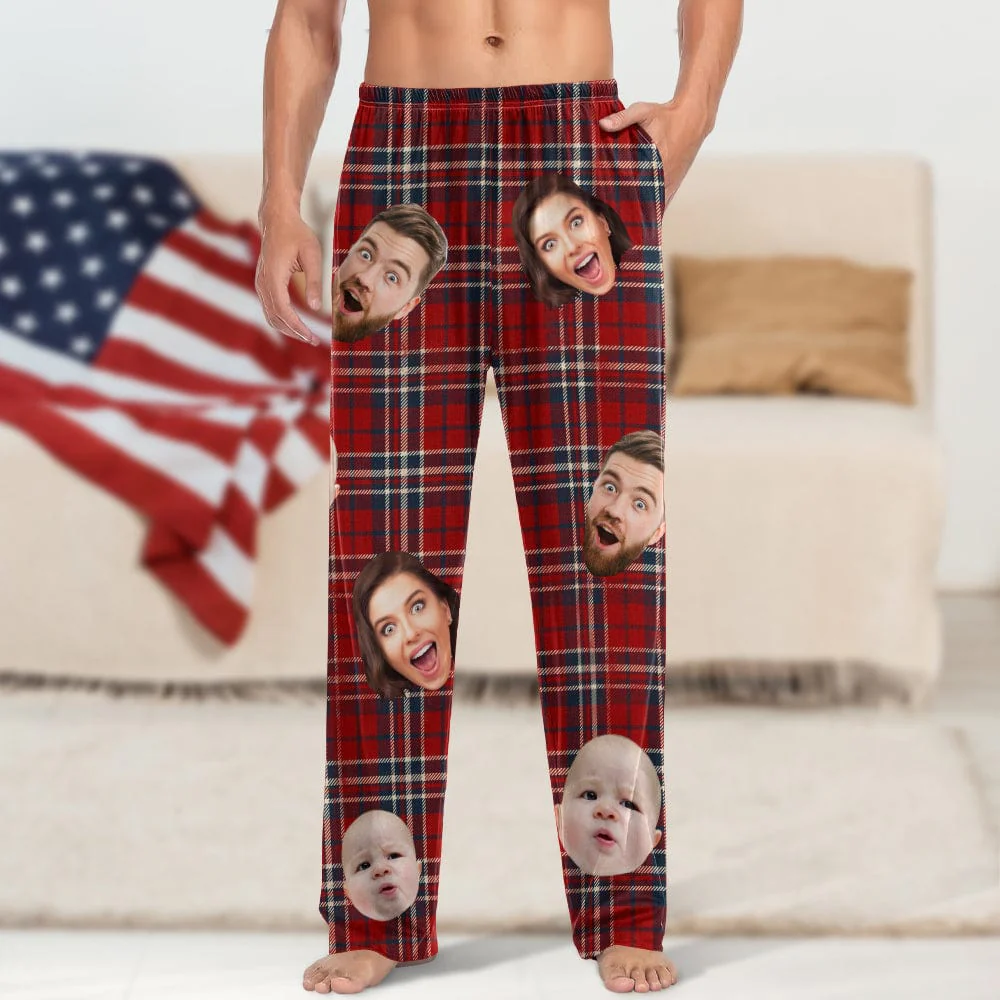 Custom Photo With Christmas Pattern Pants Christmas Gift TA29 HA75 888742 - Image 4