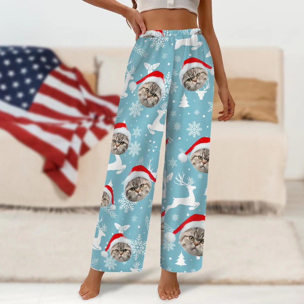 Custom Photo With Christmas Pattern Pants Christmas Gift TA29 HA75 888742 - Image 9