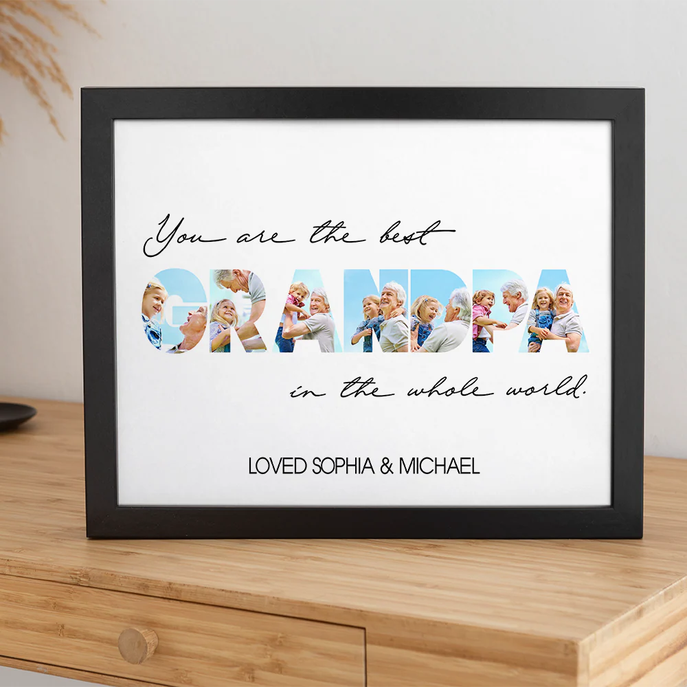Custom Photo You Are The Best Dad In The World Picture Frame Father's Day Gift HA75 921516 - Image 3