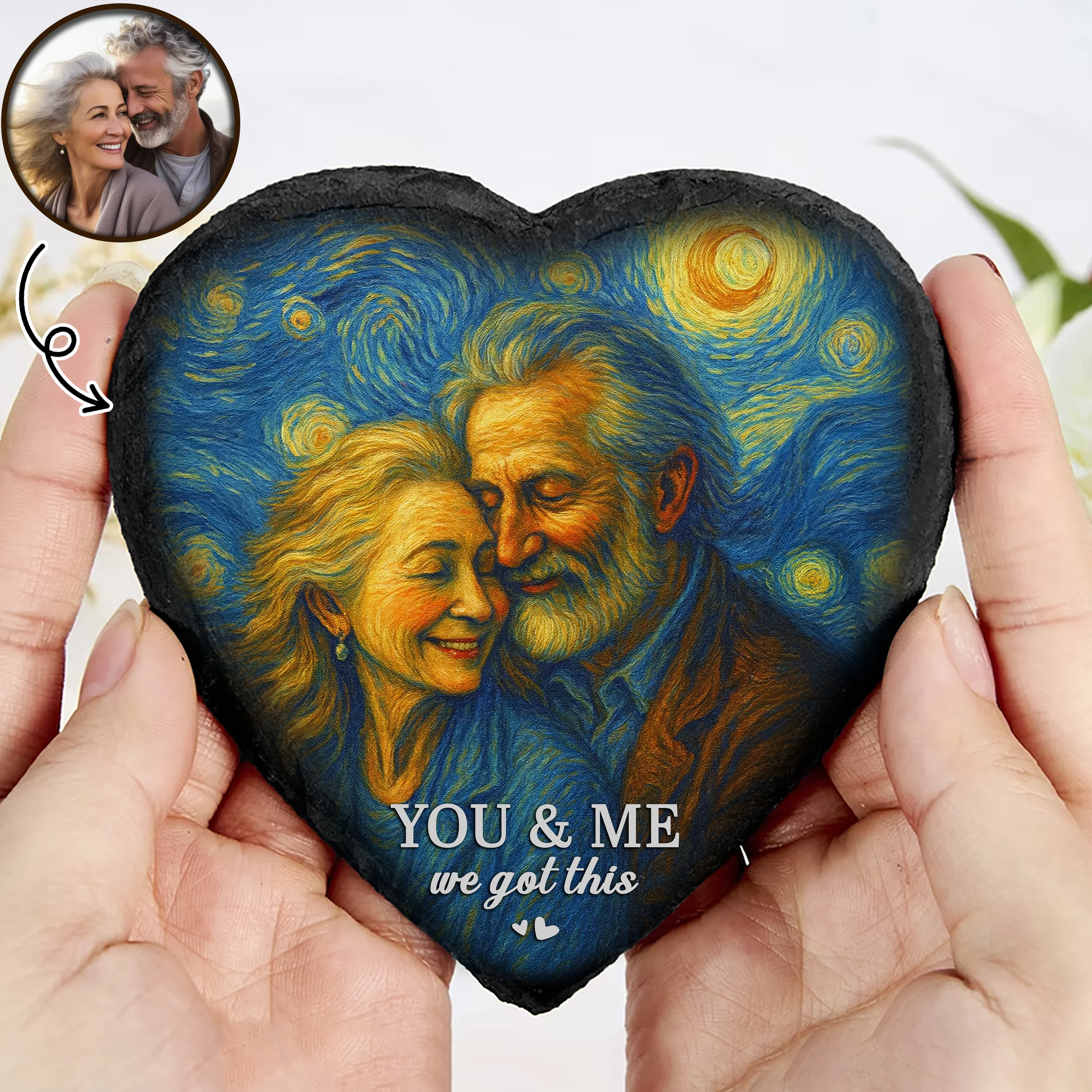 Custom Photo You & Me We Got This Heart-Shaped Stone Couple Gifts HA75 897200 - Image 3