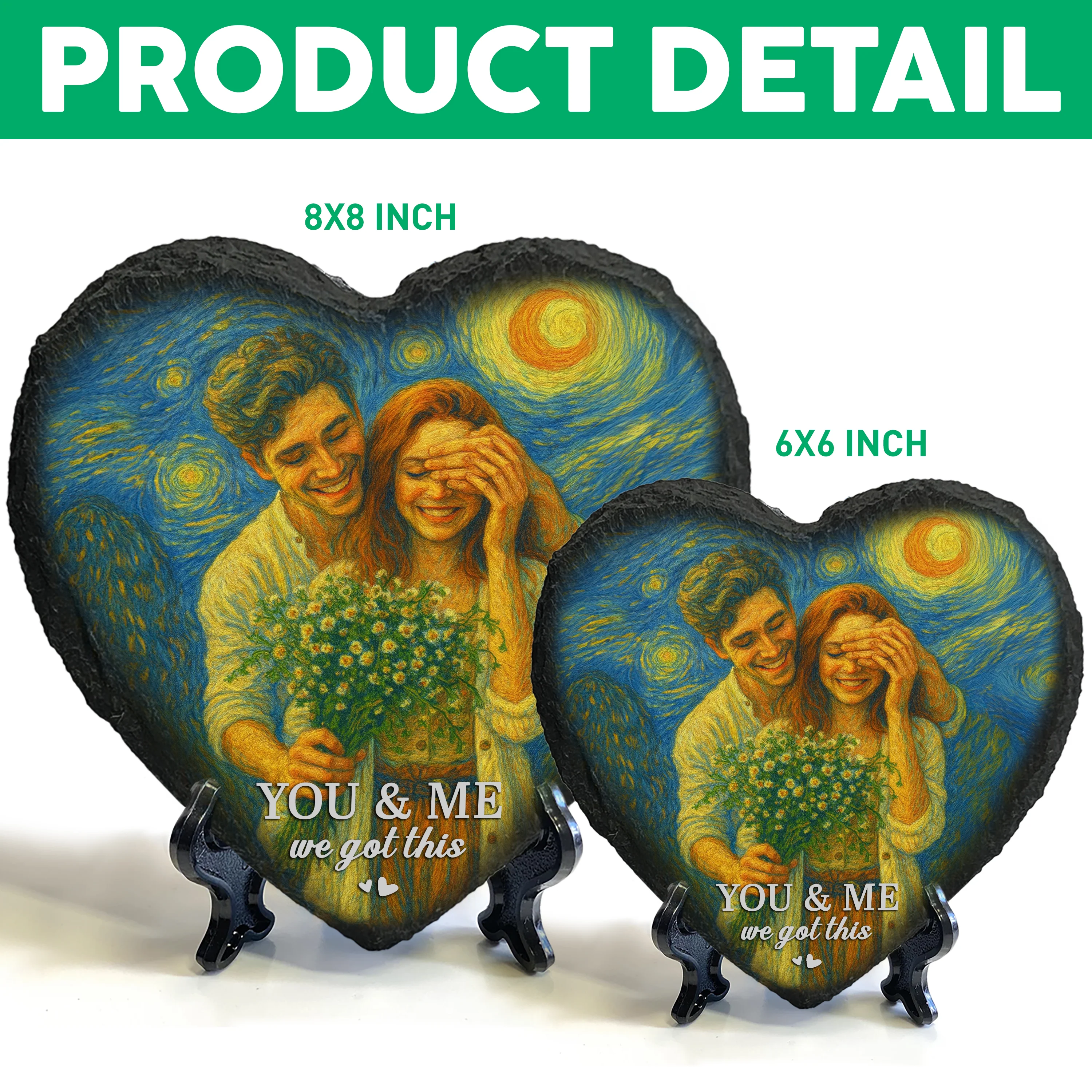 Custom Photo You & Me We Got This Heart-Shaped Stone Couple Gifts HA75 897200 - Image 6