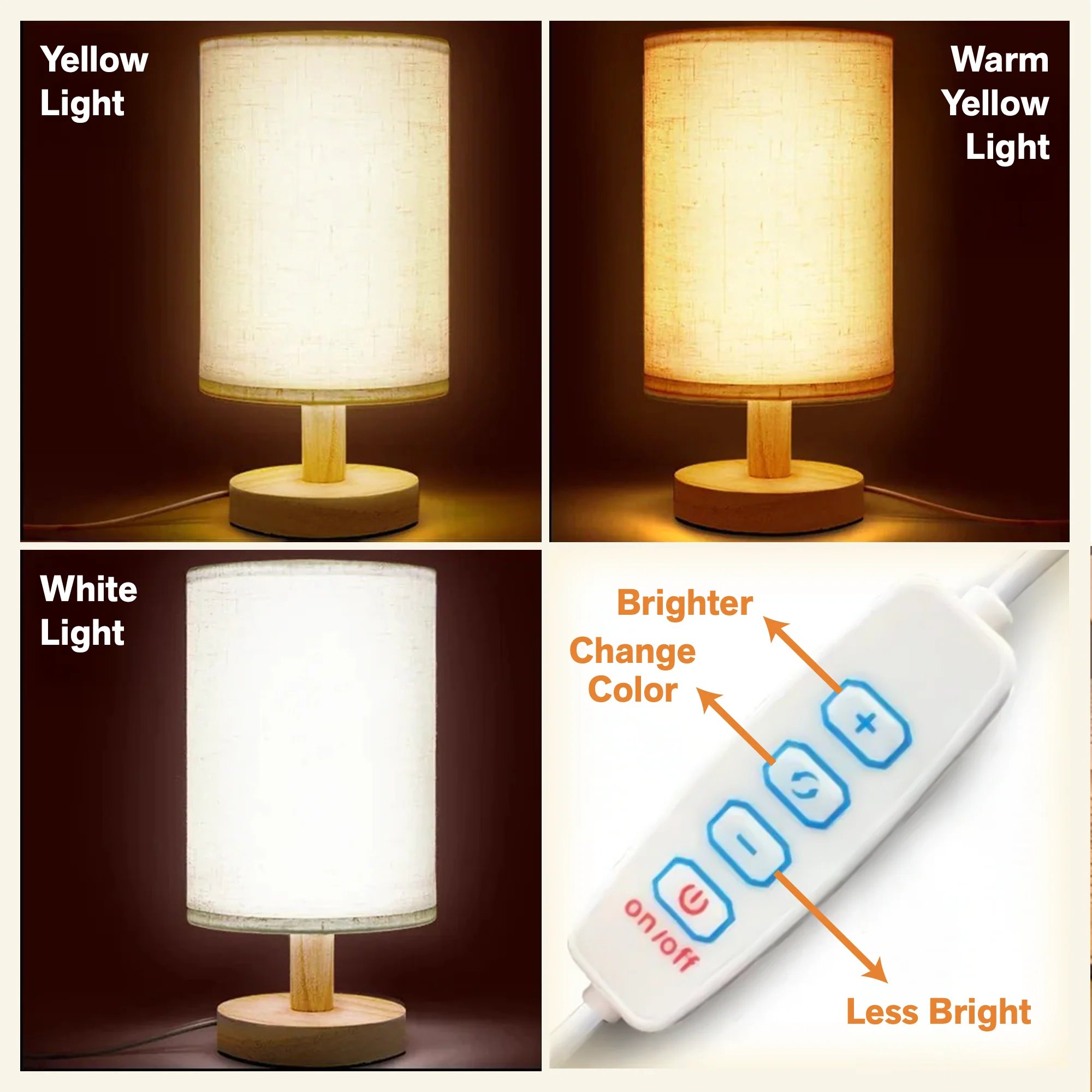 Custom Photo Your Light Will Always Shine In My Heart Cat Memorial Fabric Lamp HA75 892352 - Image 5