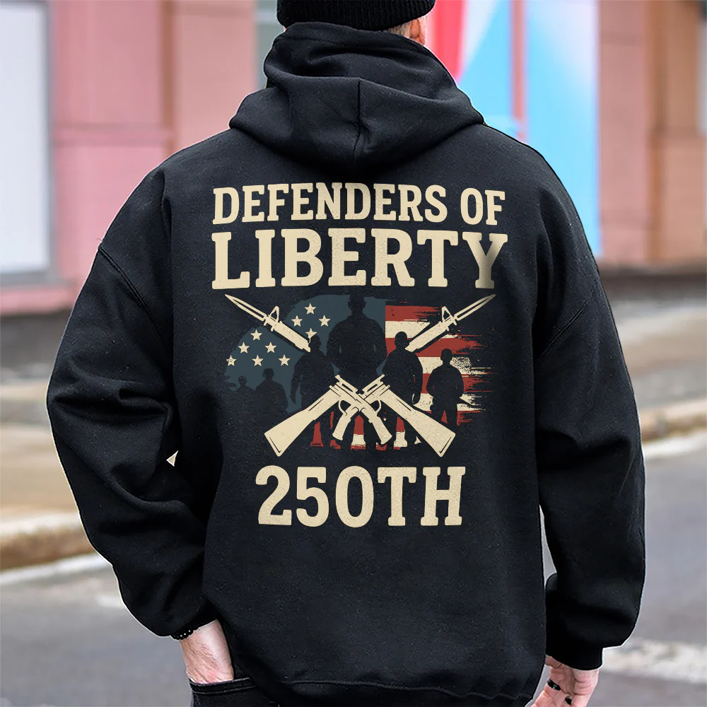 Defenders Of Liberty 250th Anniversary USA Back Side Dark Shirt HA75 897294 - Image 5