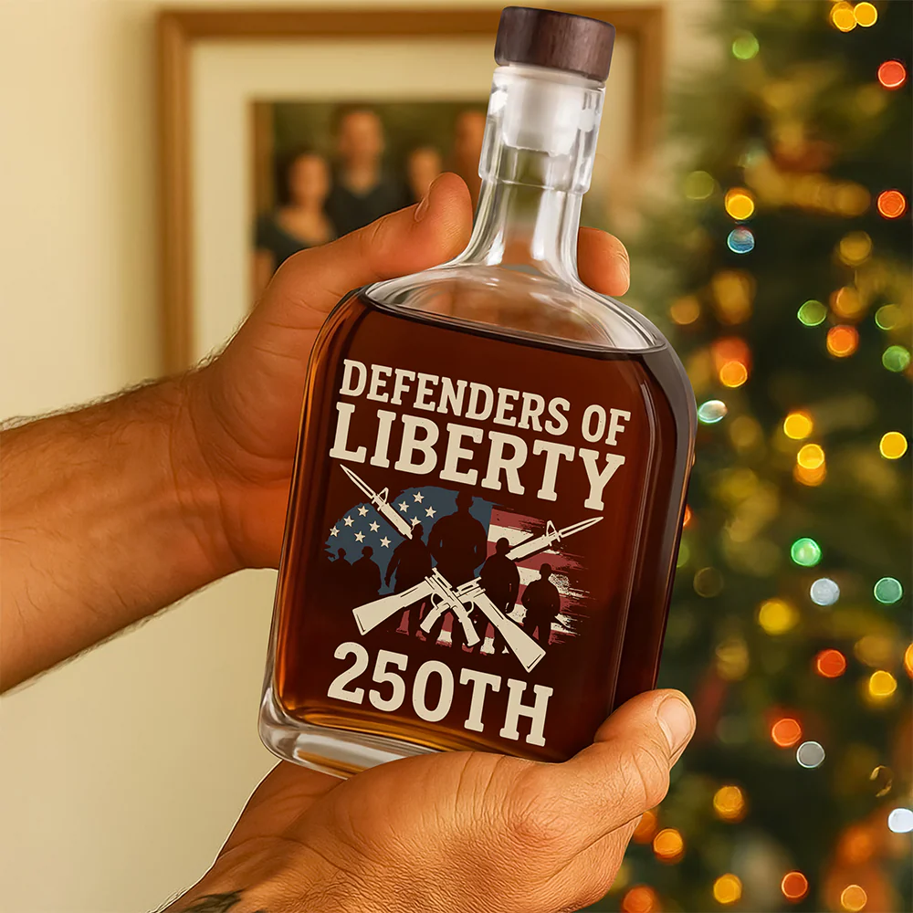 Defenders Of Liberty 250th Anniversary USA Whiskey Bottle HA75 897298 - Image 3