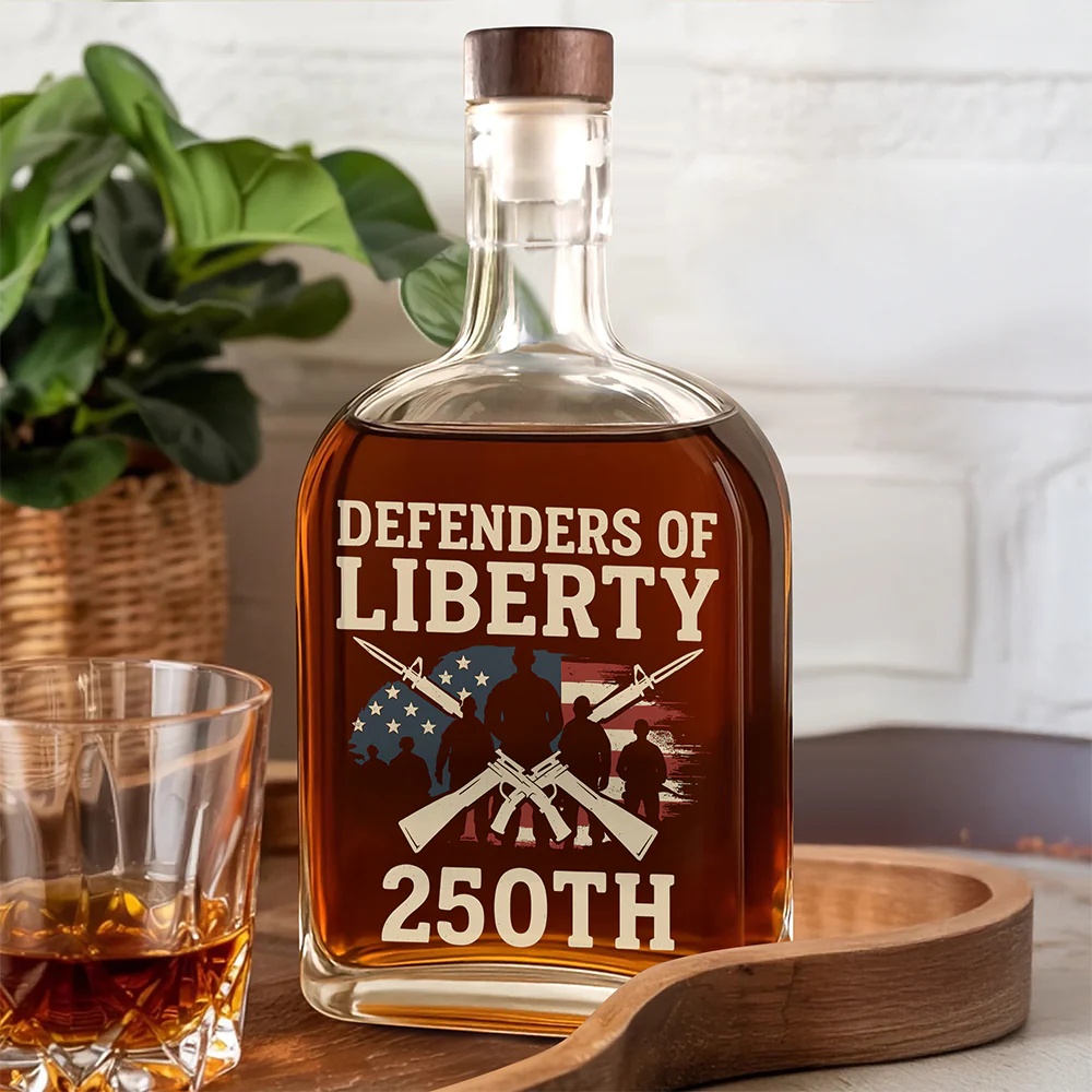 Defenders Of Liberty 250th Anniversary USA Whiskey Bottle HA75 897298 - Image 5