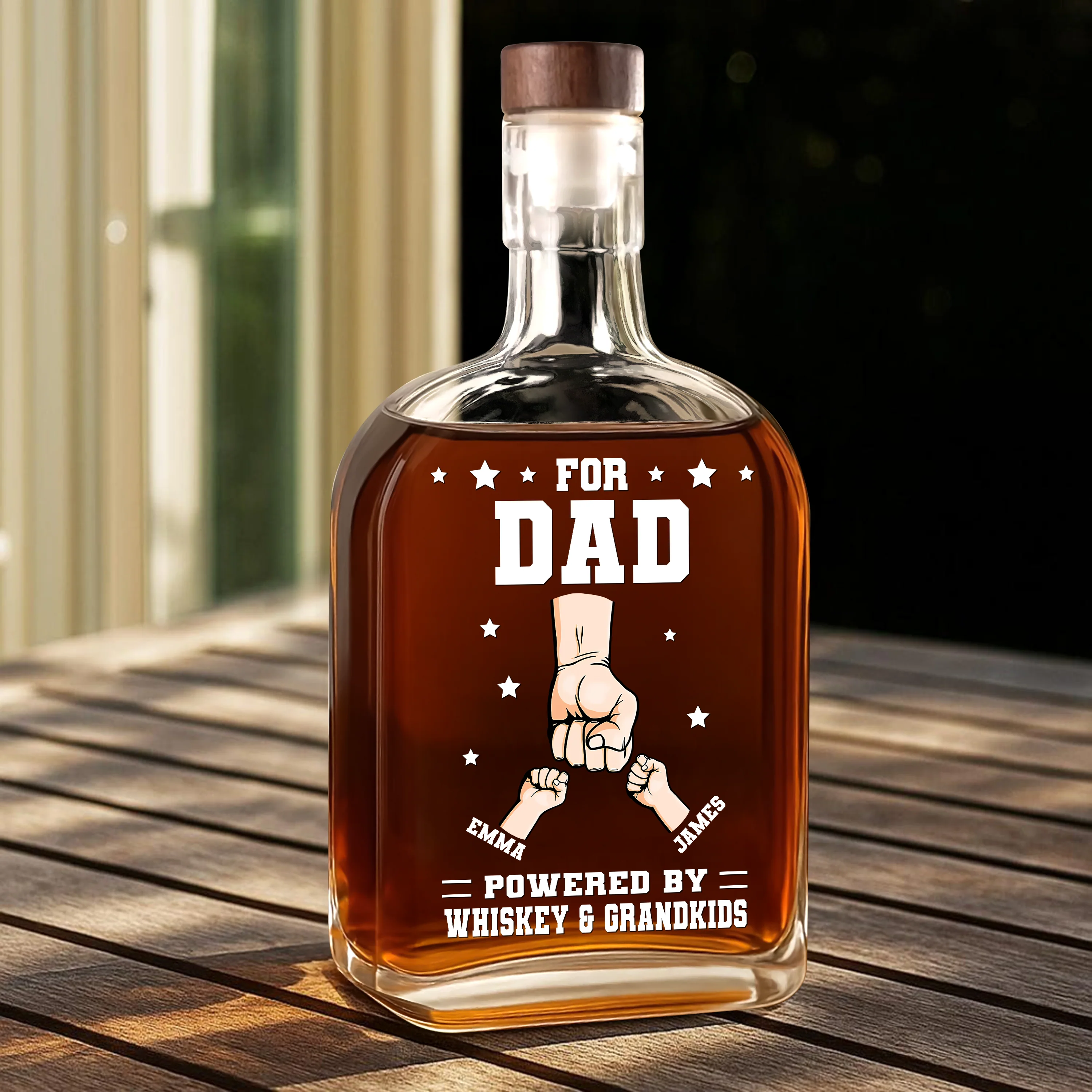 From The Reason You Drink - Family Personalized Whiskey Bottle HA75 892486 - Image 5