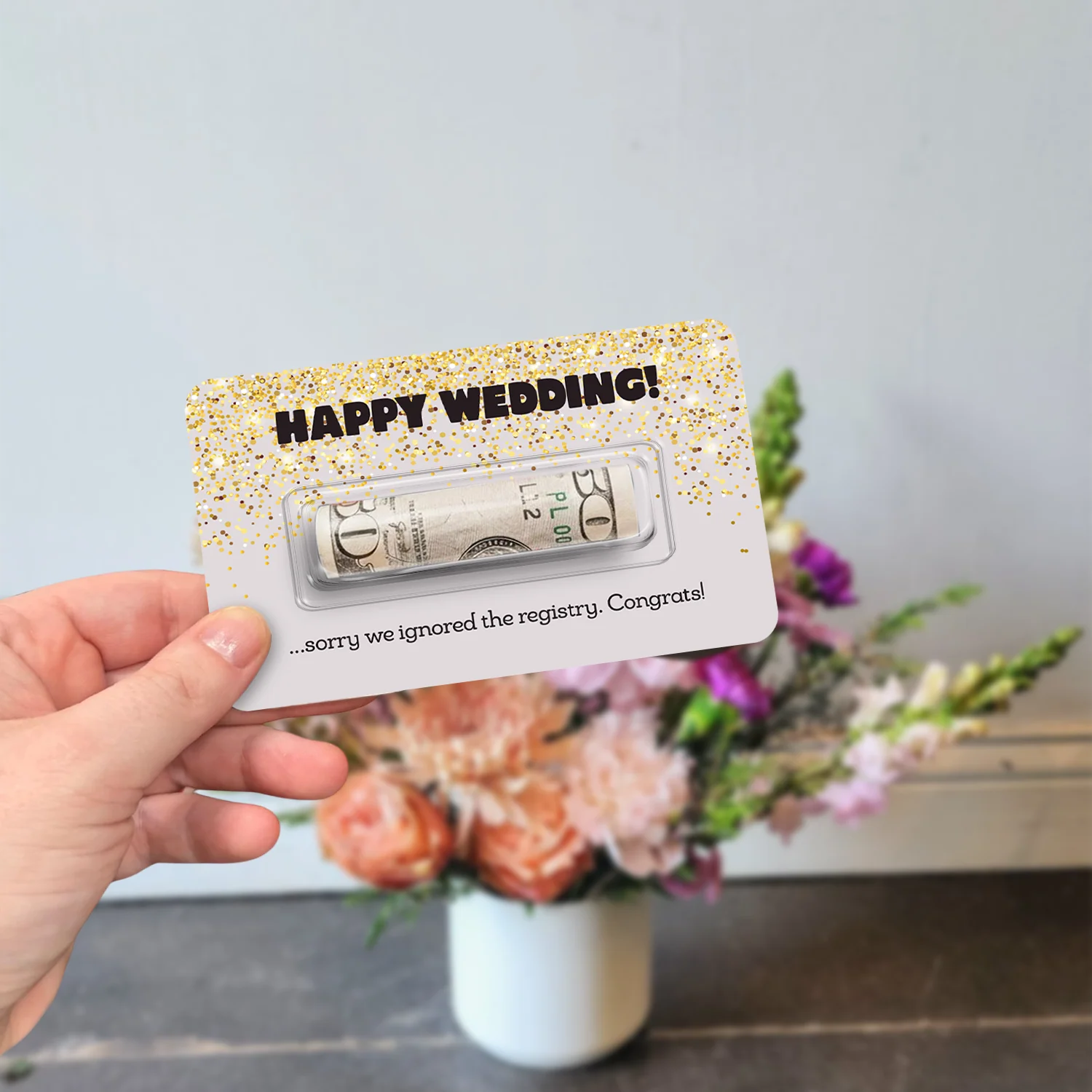 Funny Wedding Money Holder Card Wedding Gift HA75 898472 - Image 5