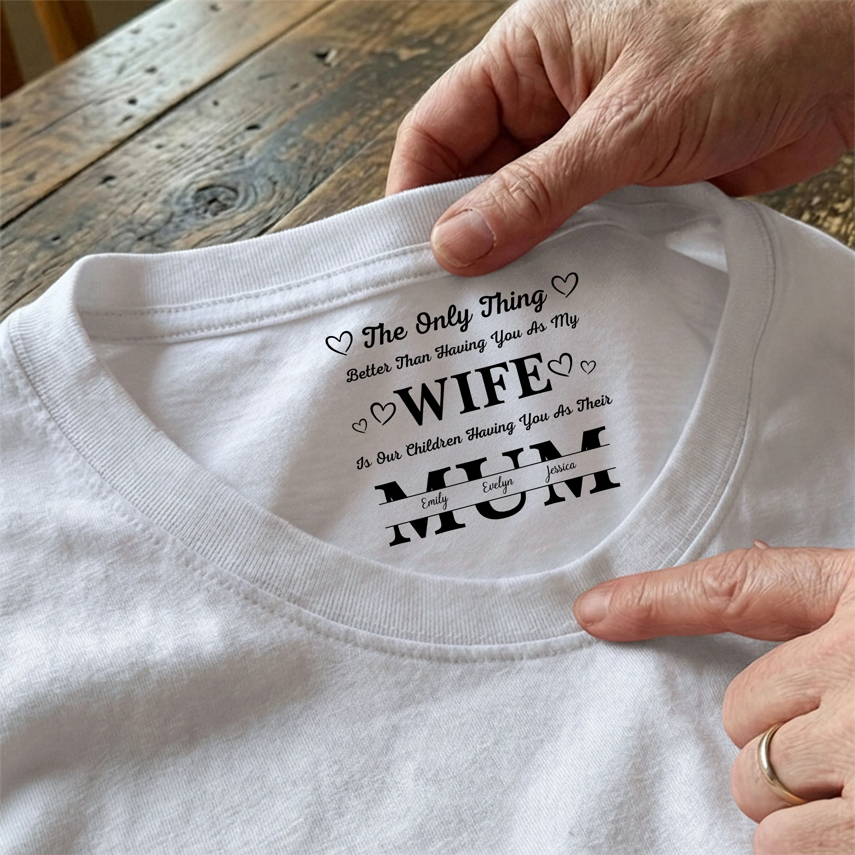 Having You As My Wife Mother's Day Gift Personalized Back Neck Shirt HA75 920784 - Image 10