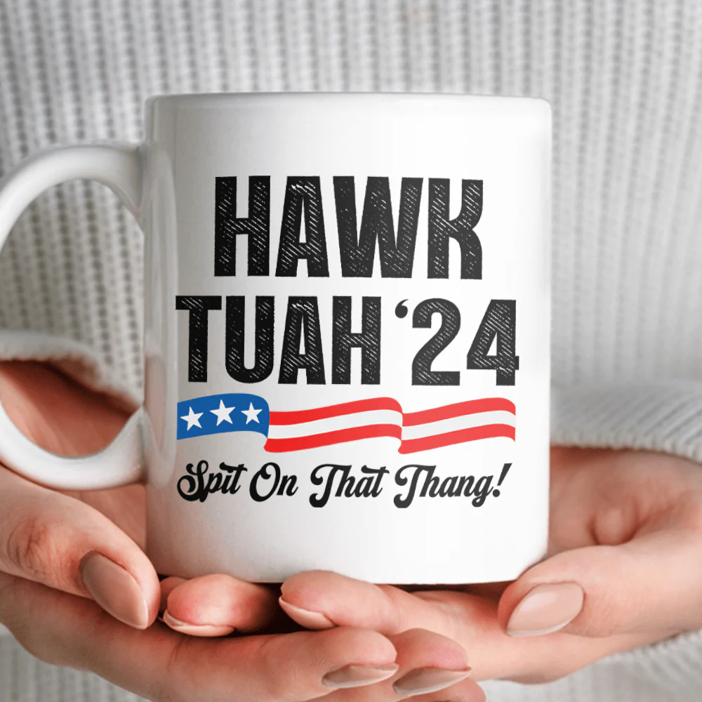 Hawk Tuah 24 Spit On That Thang Personalized Gift Mug HA75 890934 - Image 2