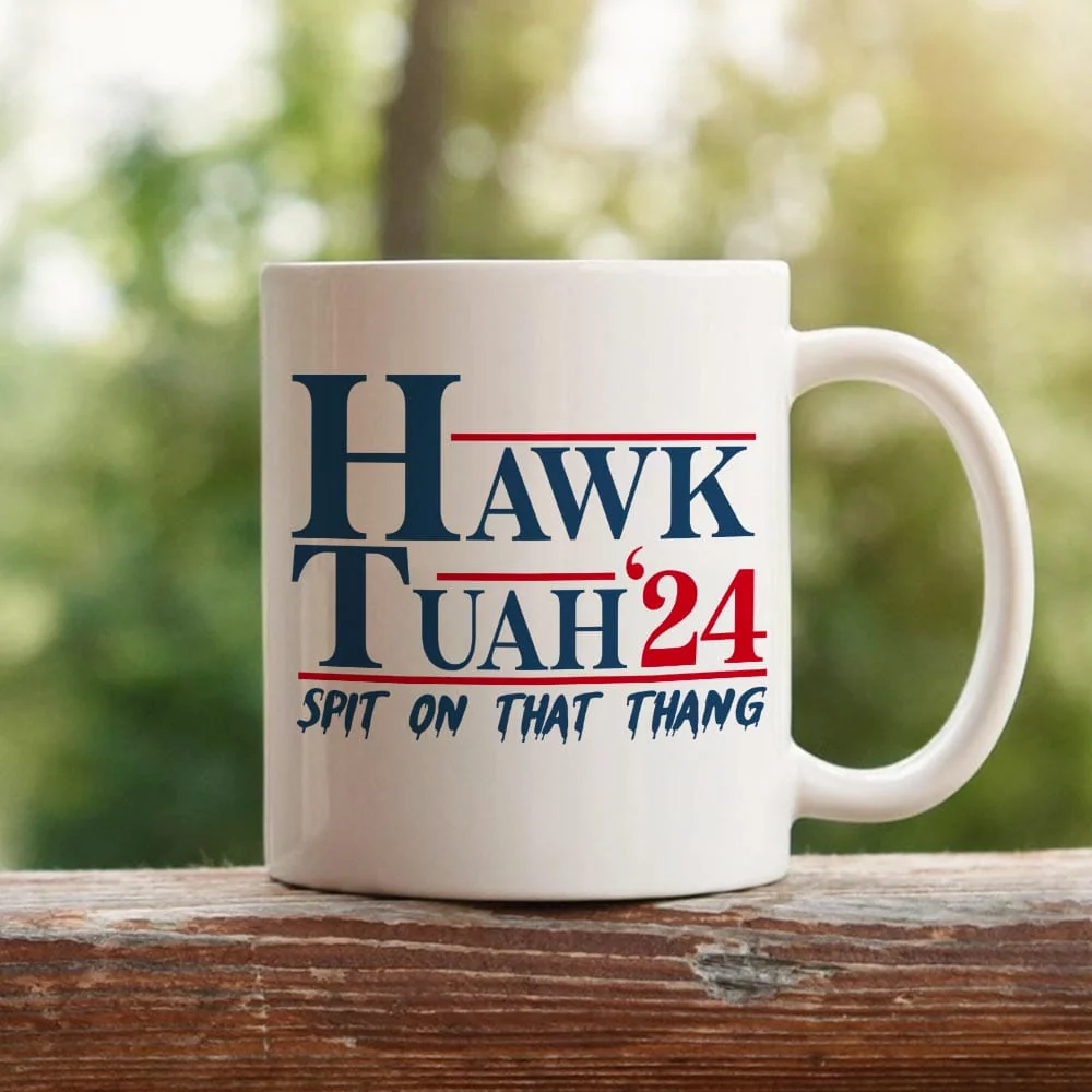 Hawk Tuah 24 Spit On That Thang Personalized Gift Mug HA75 890960 - Image 2