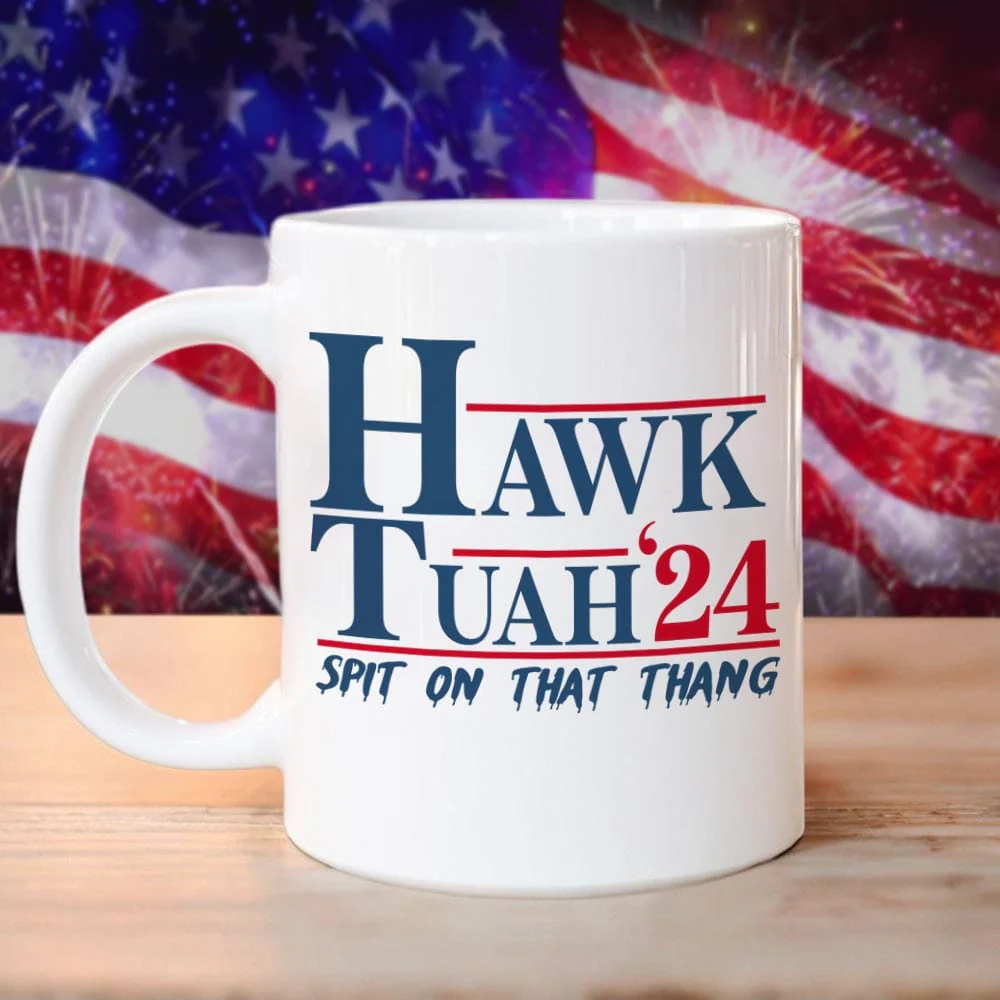 Hawk Tuah 24 Spit On That Thang Personalized Gift Mug HA75 890960 - Image 3