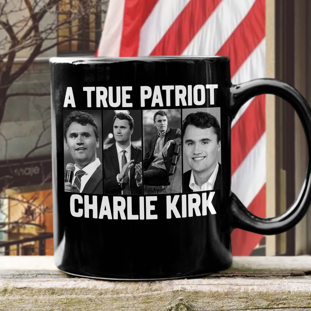 Justice for Charlie Kirk - Prayers Up for Charlie Black Mug HA75 64490 - Image 6