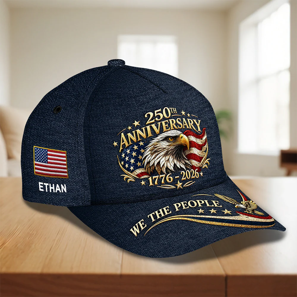 Personalized 250th Anniversary 1776-2026 We The People Classic Cap HA75 921186 - Image 2