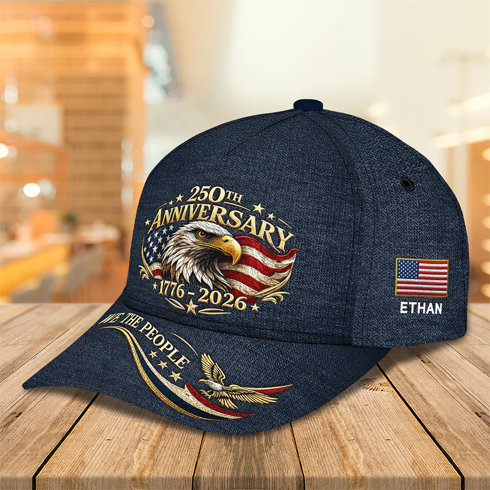 Personalized 250th Anniversary 1776-2026 We The People Classic Cap HA75 921186 - Image 4