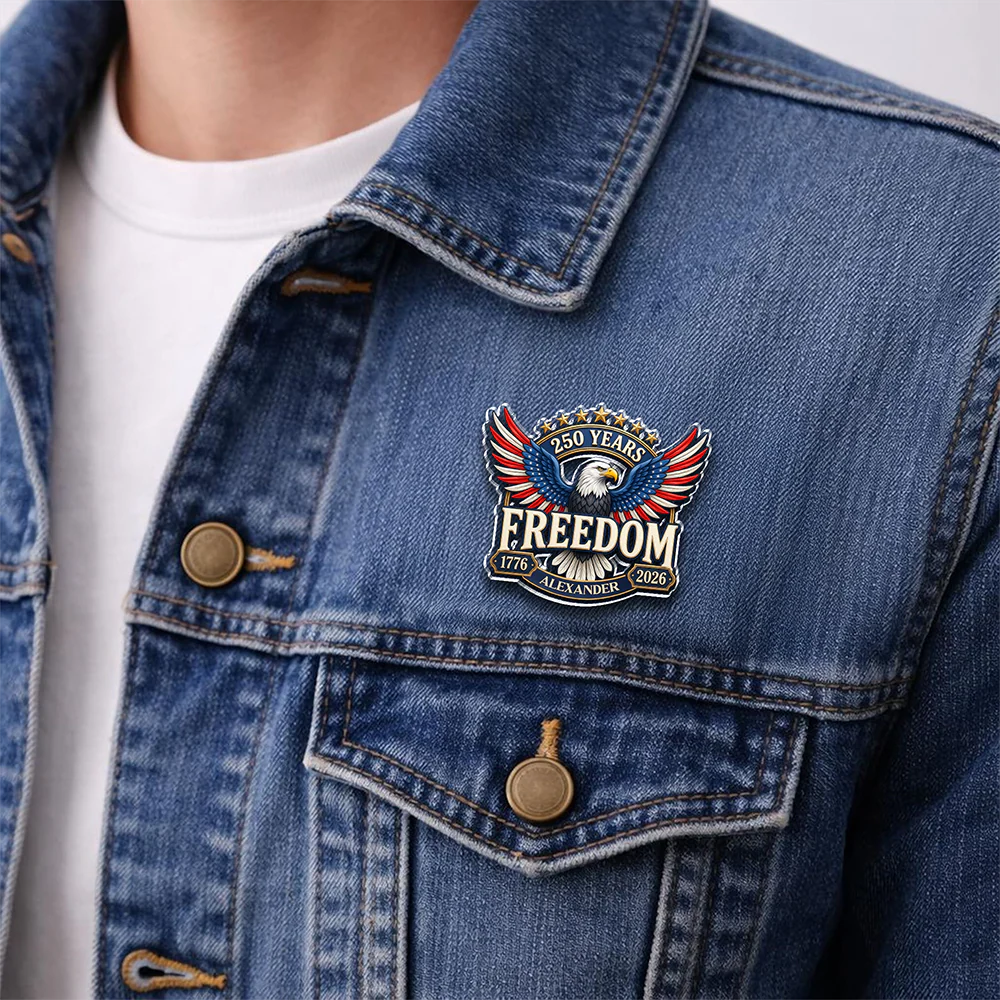 Personalized 250 Years of Freedom America 1776–2026 Acrylic Pin HA75 920950 - Image 3