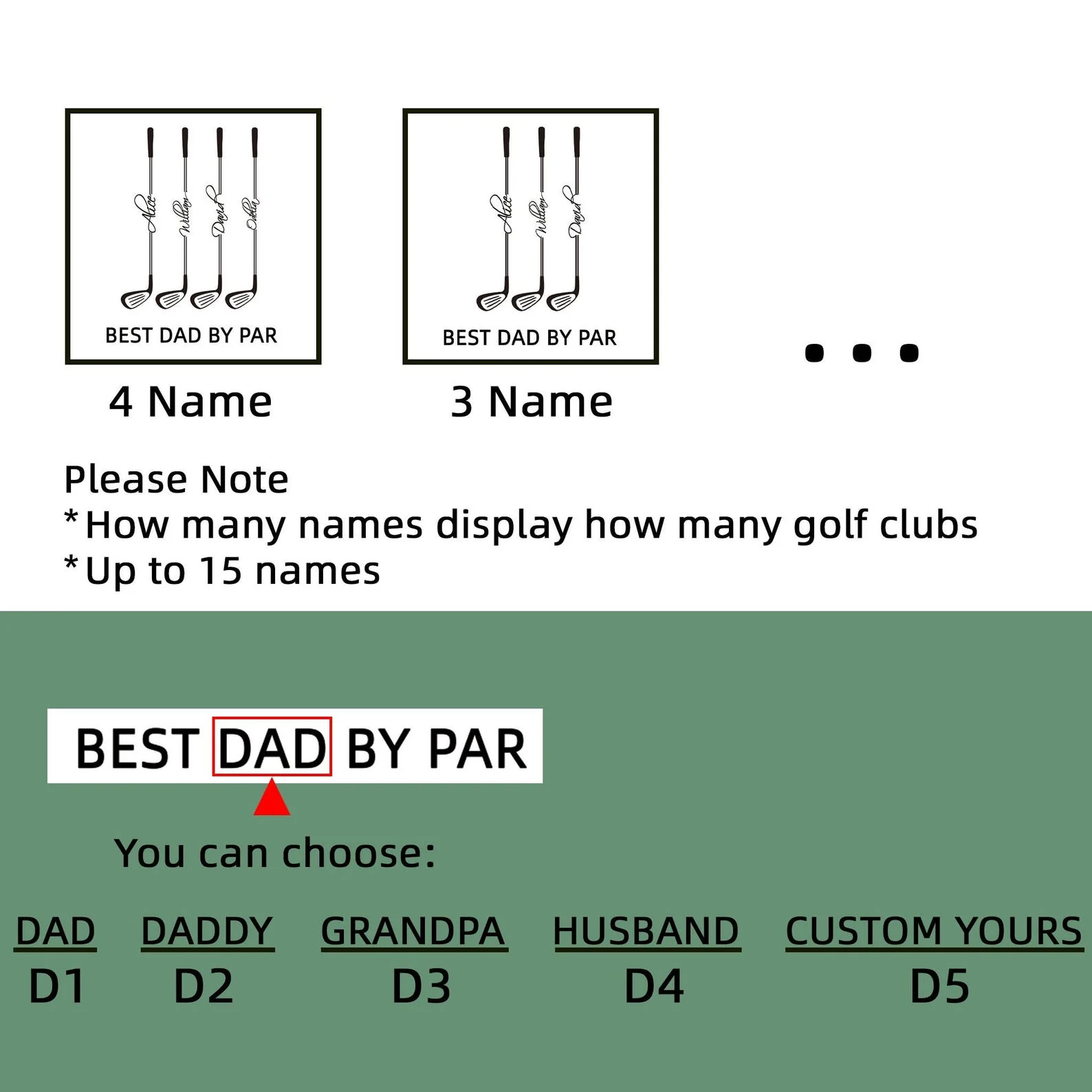 Personalized Best Dad By Par, Best Grandpa By Par Perforated Golf Hat Father Day Golf Gift HA75 921342 - Image 4