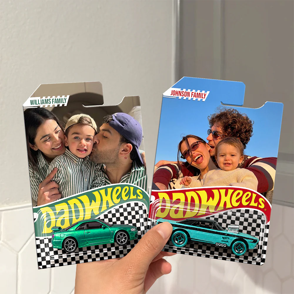 Personalized Dad Wheels Packaging for Dad, Father's Day Custom Collector Gift HA75 921524
